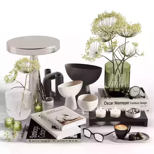 Decorative set 9 3D model