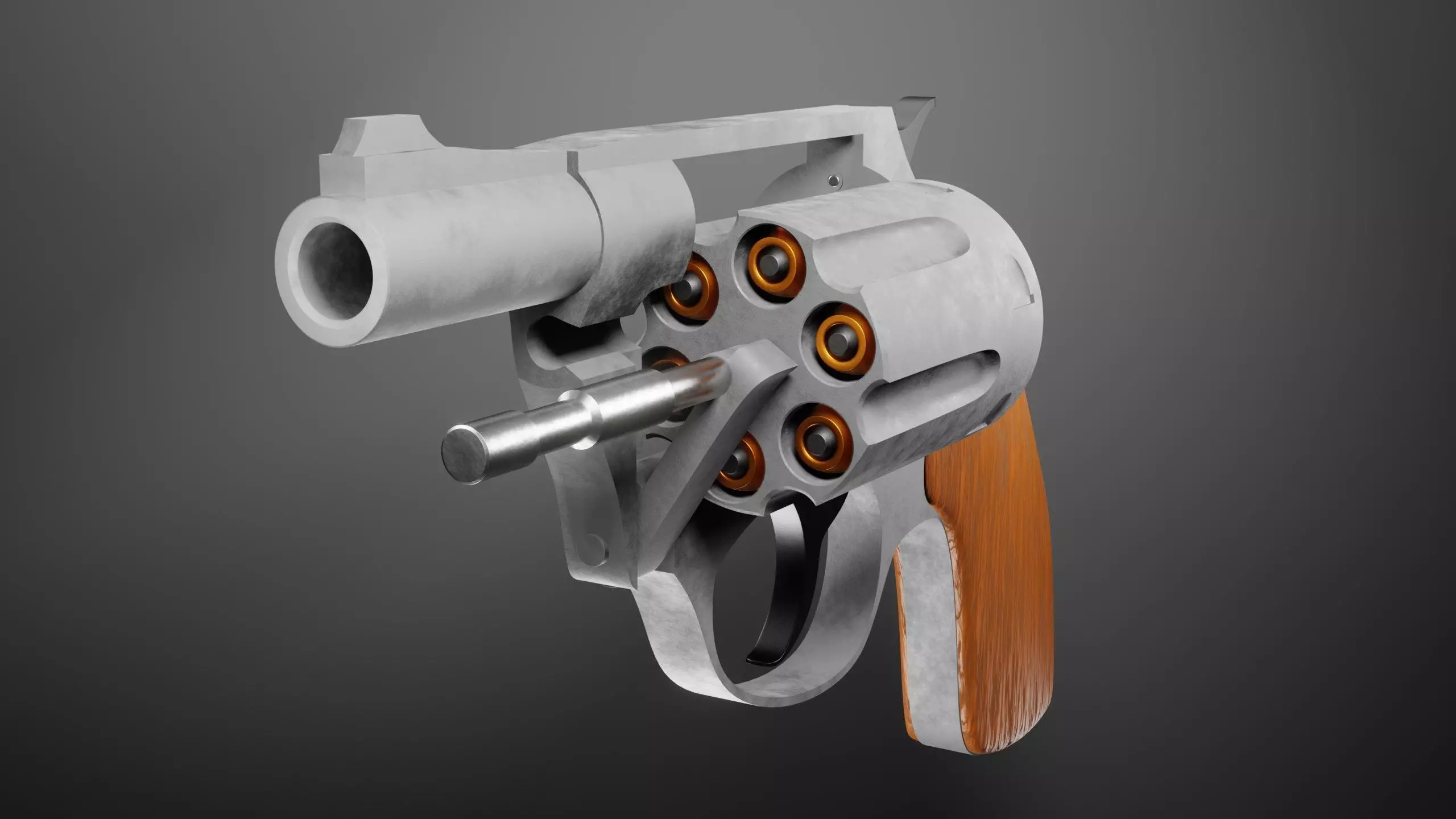 Undercover 32 Revolver Free low-poly 3D model