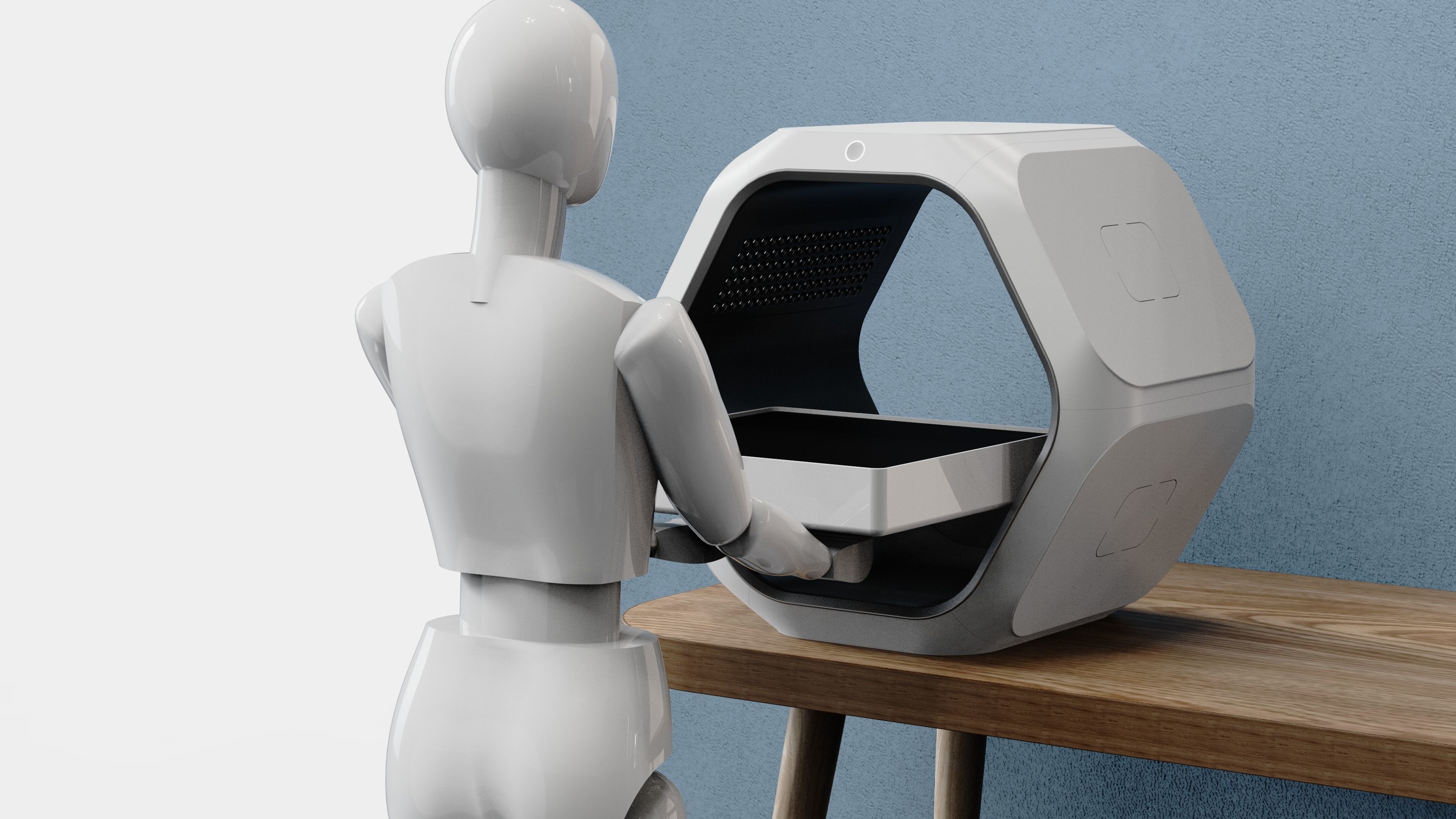 Indoor ecological vegetable garden 3D print model_3