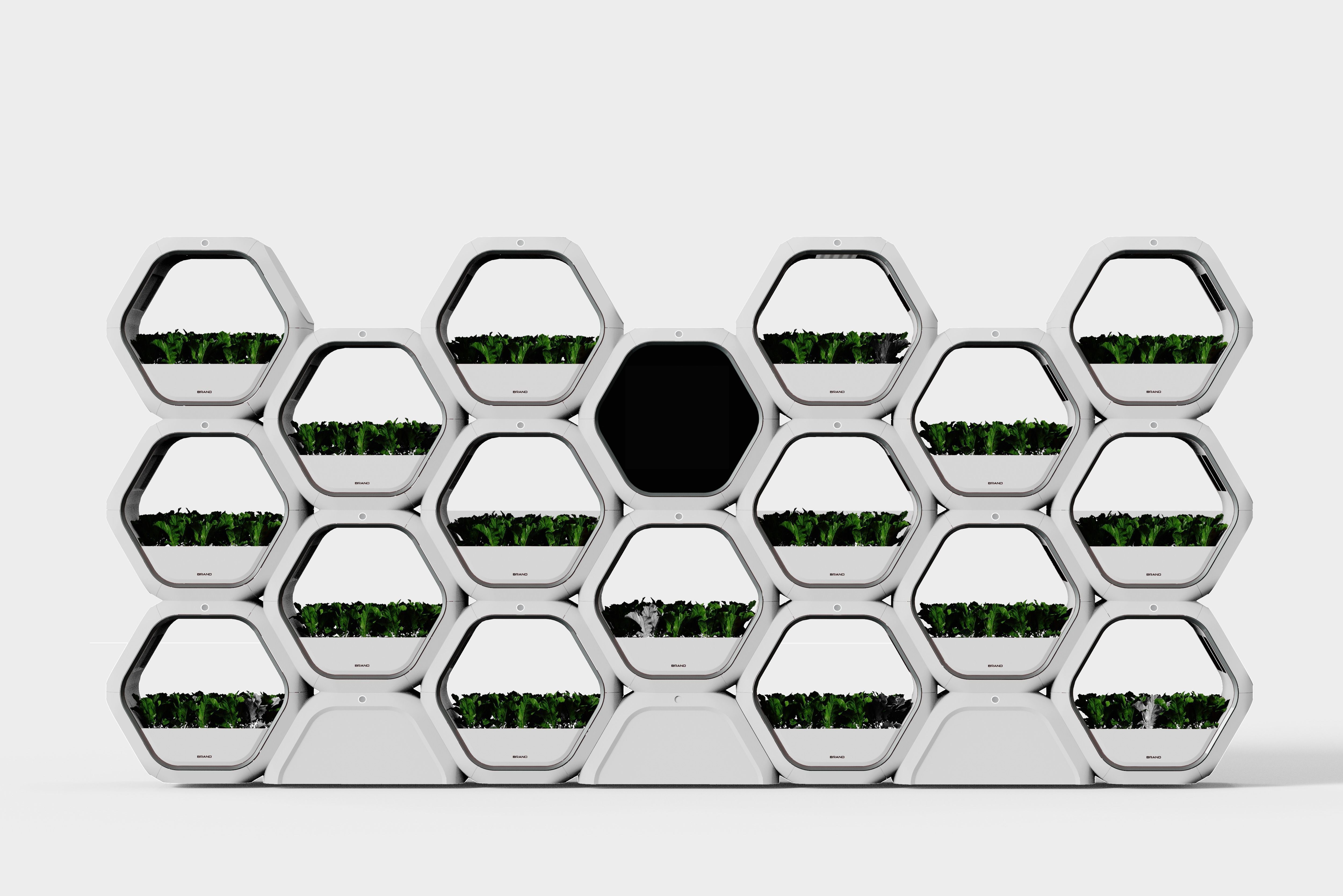 Indoor ecological vegetable garden 3D print model_10