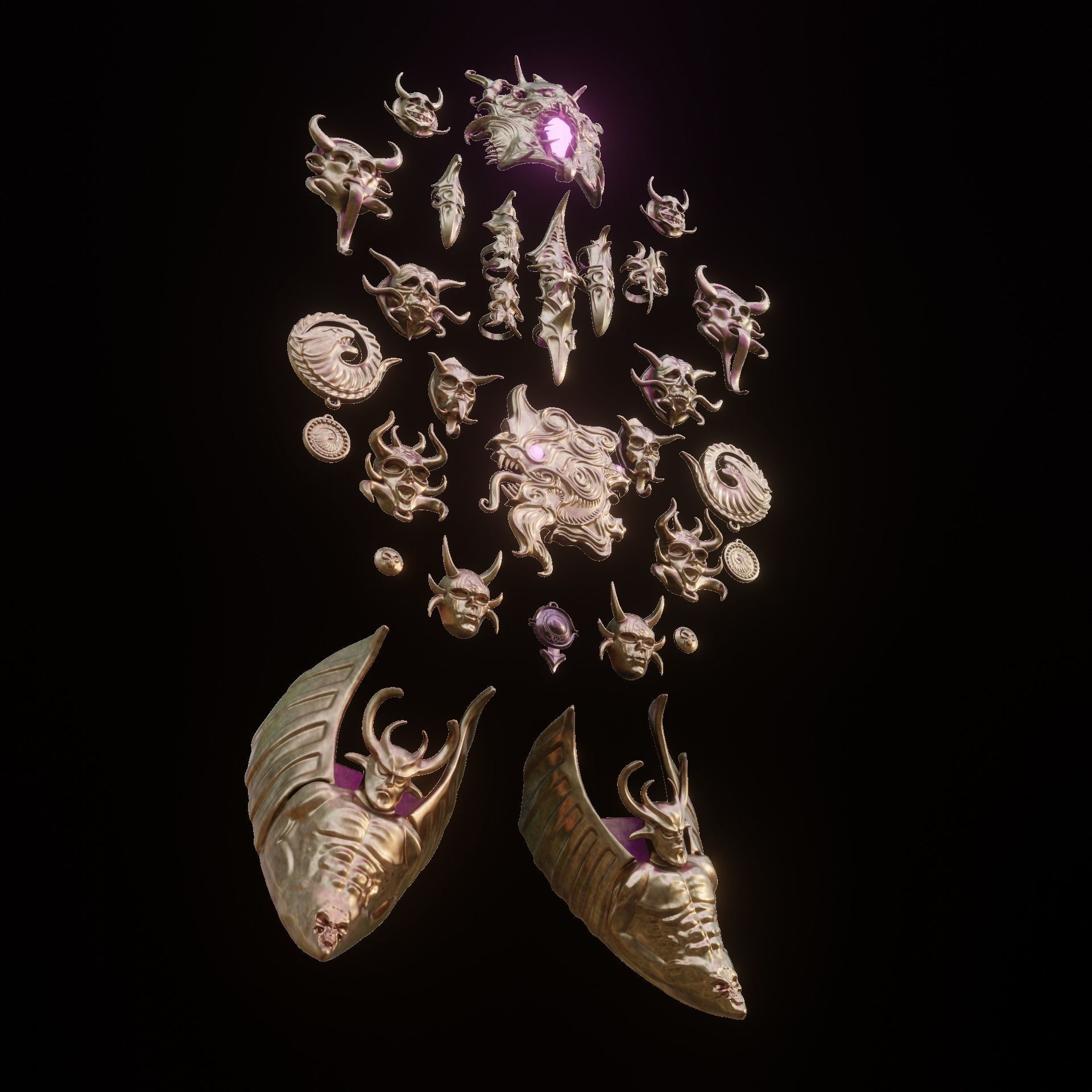 Gortash Cloth of Authority Cosplay Set Baldurs Gate 3 3D print model_4