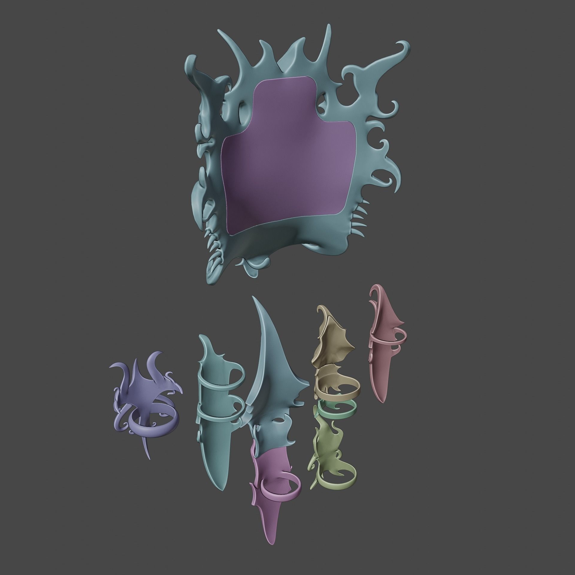 Gortash Cloth of Authority Cosplay Set Baldurs Gate 3 3D print model_31