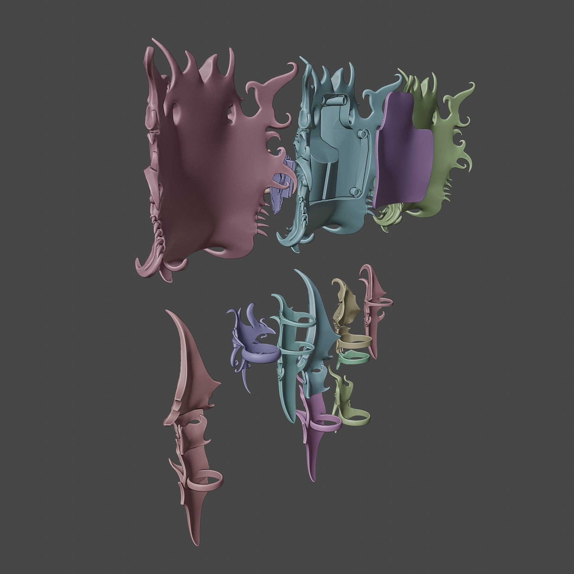 Gortash Cloth of Authority Cosplay Set Baldurs Gate 3 3D print model_25