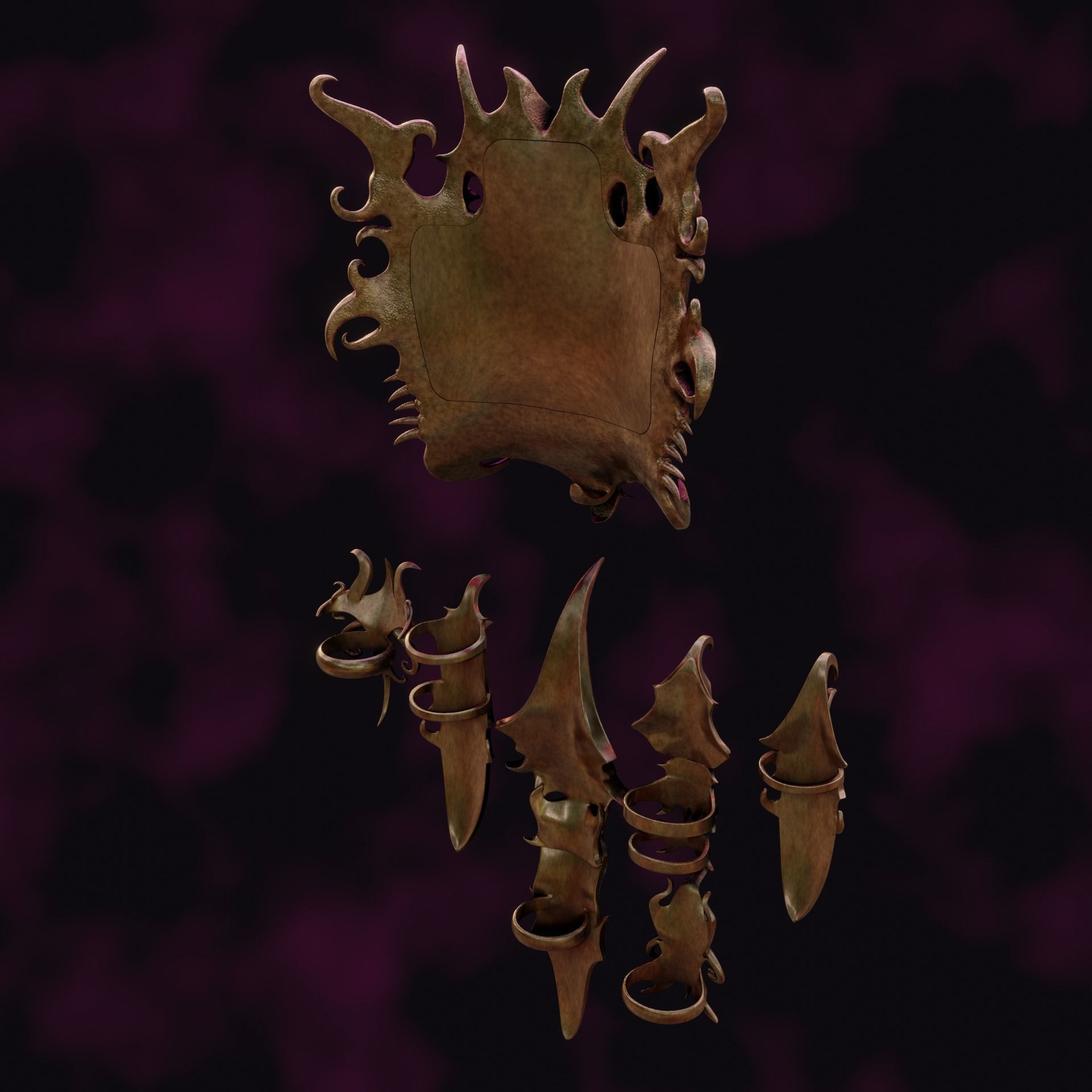 Gortash Cloth of Authority Cosplay Set Baldurs Gate 3 3D print model_16