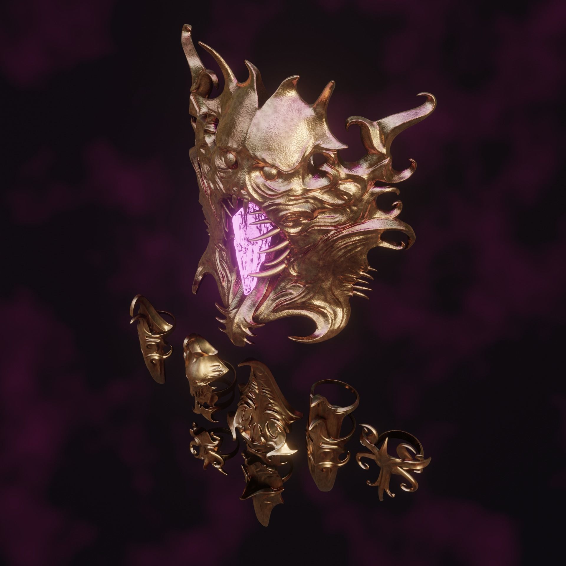 Gortash Cloth of Authority Cosplay Set Baldurs Gate 3 3D print model_13