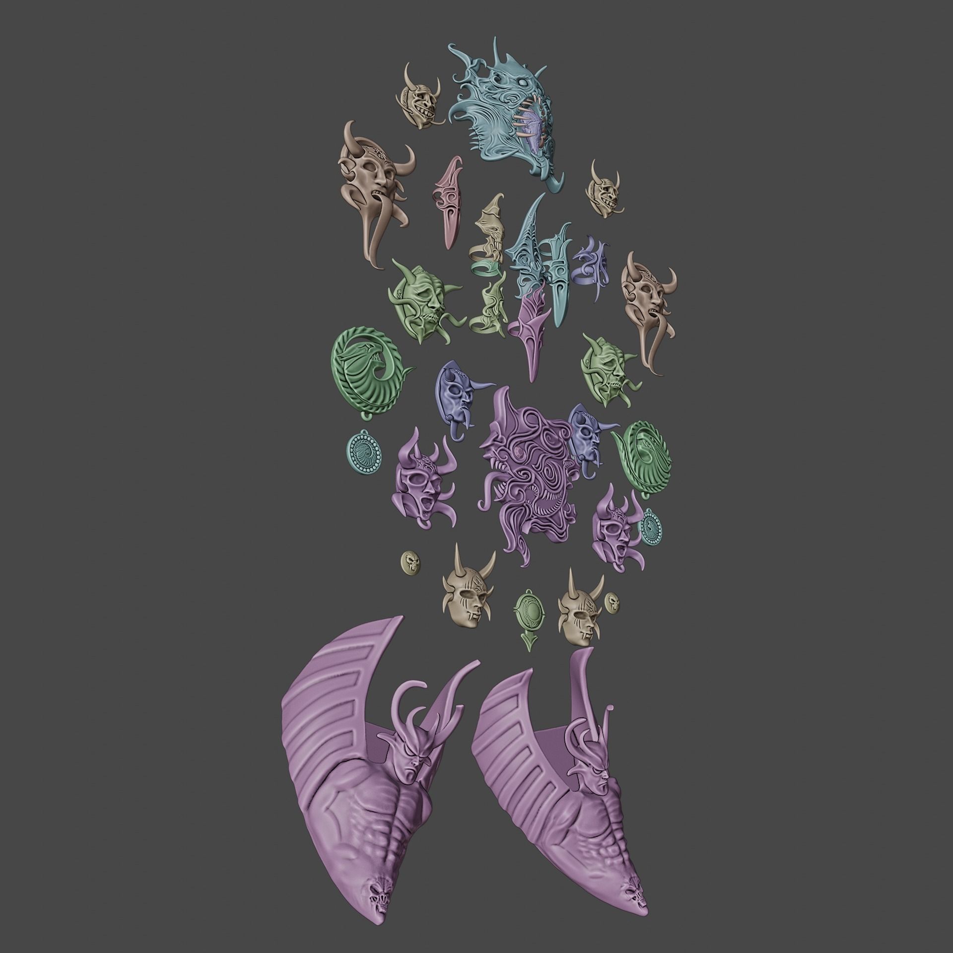 Gortash Cloth of Authority Cosplay Set Baldurs Gate 3 3D print model_19