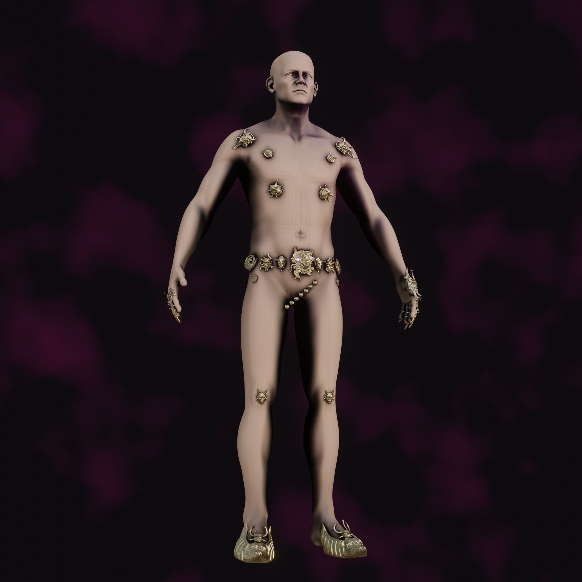 Gortash Cloth of Authority Cosplay Set Baldurs Gate 3 3D print model_7