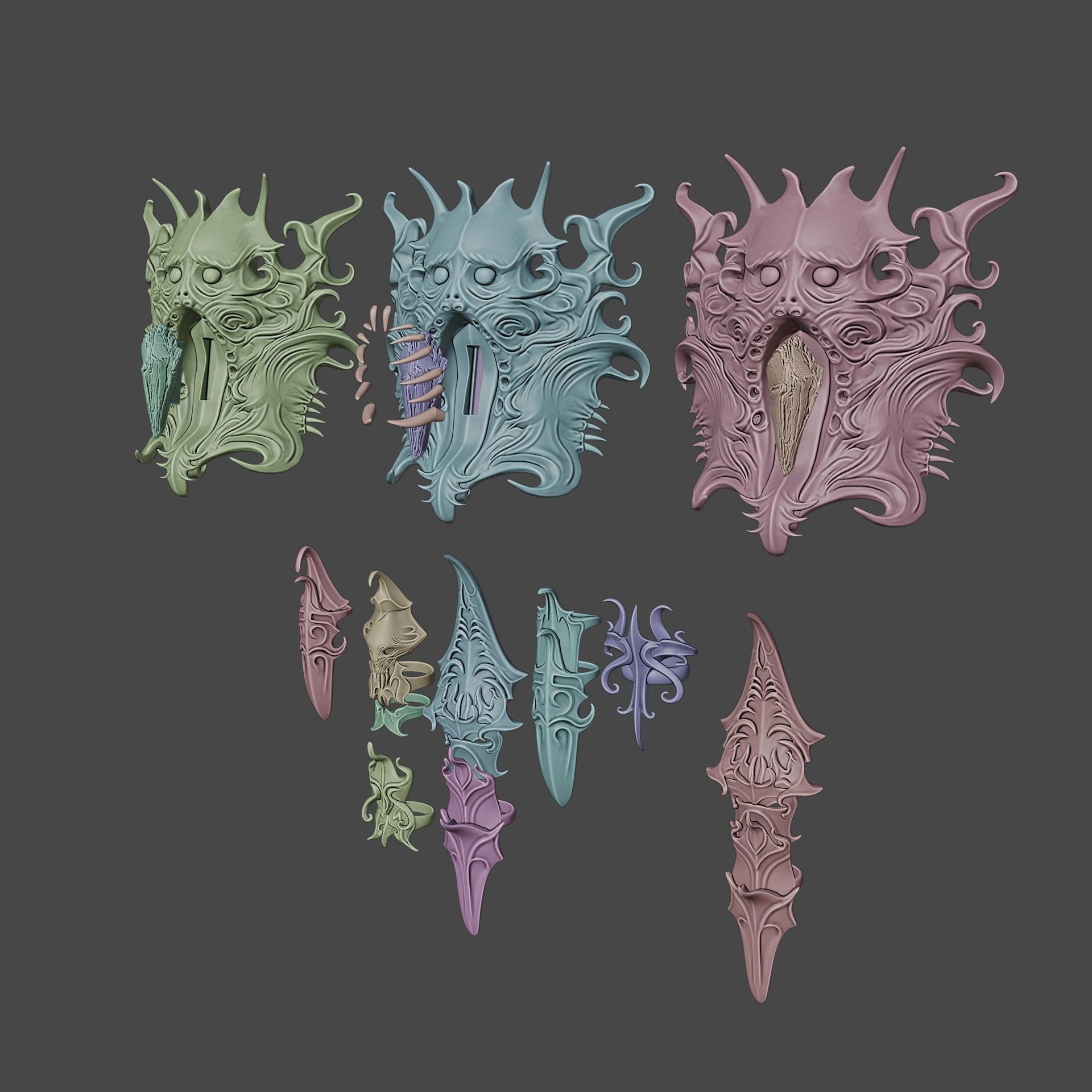 Gortash Cloth of Authority Cosplay Set Baldurs Gate 3 3D print model_28