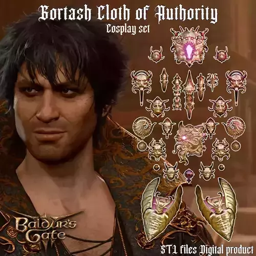 Gortash Cloth of Authority Cosplay Set Baldurs Gate 3 3D print model