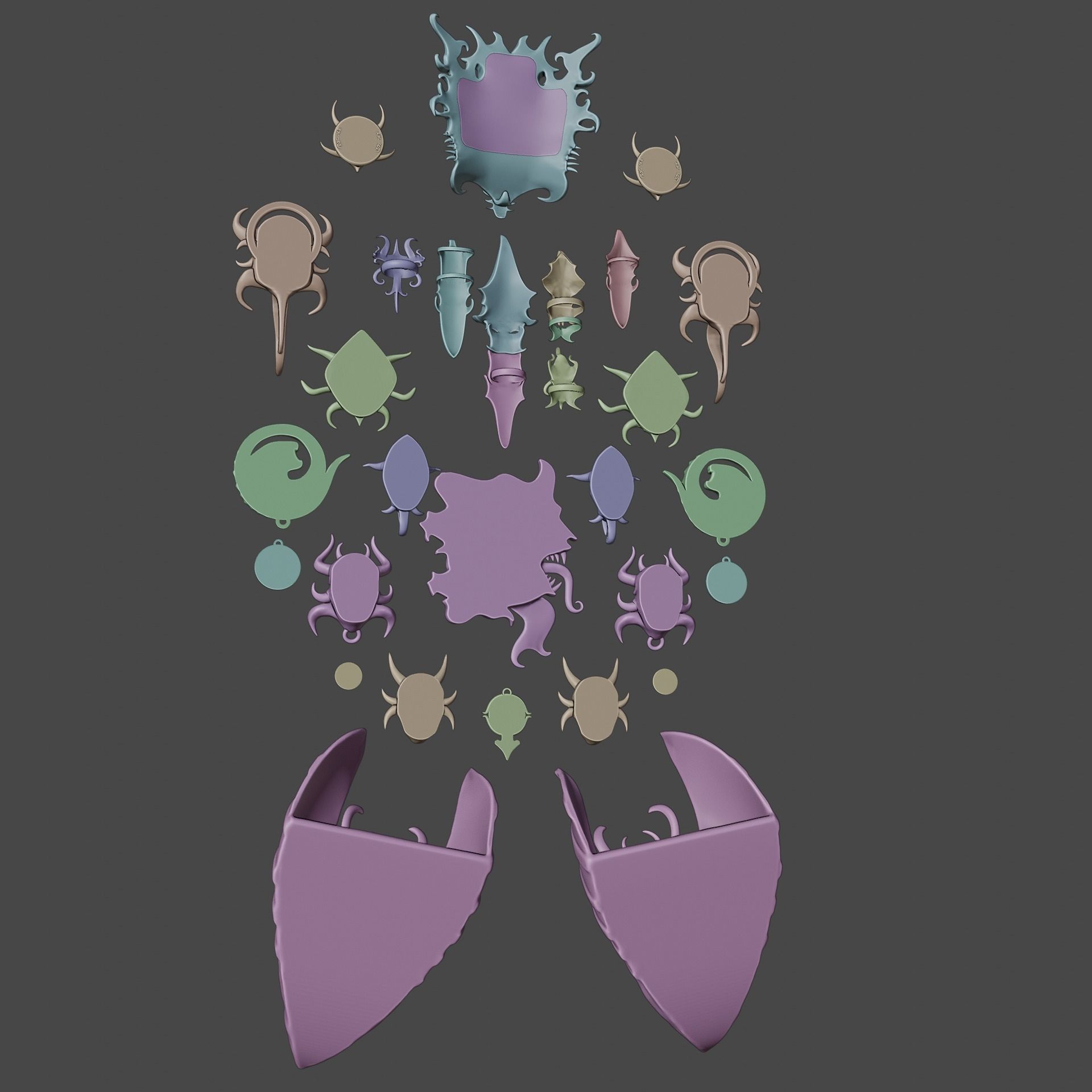 Gortash Cloth of Authority Cosplay Set Baldurs Gate 3 3D print model_23