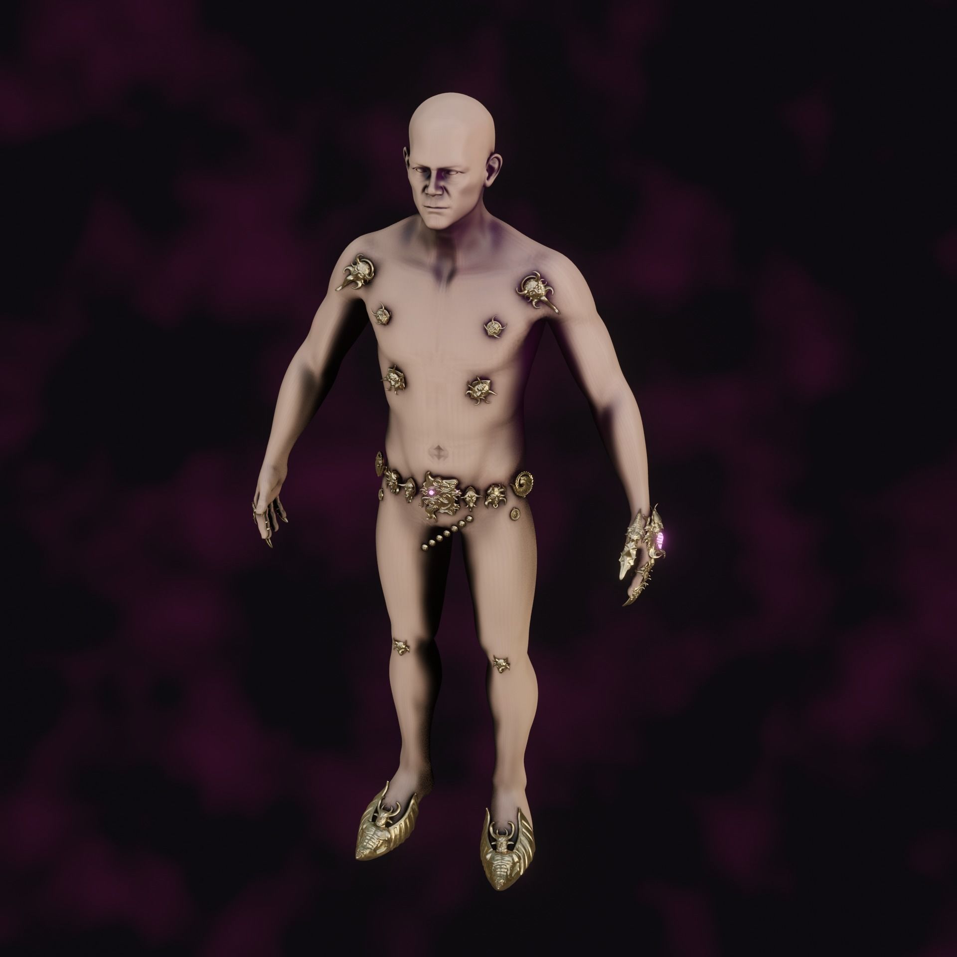 Gortash Cloth of Authority Cosplay Set Baldurs Gate 3 3D print model_8