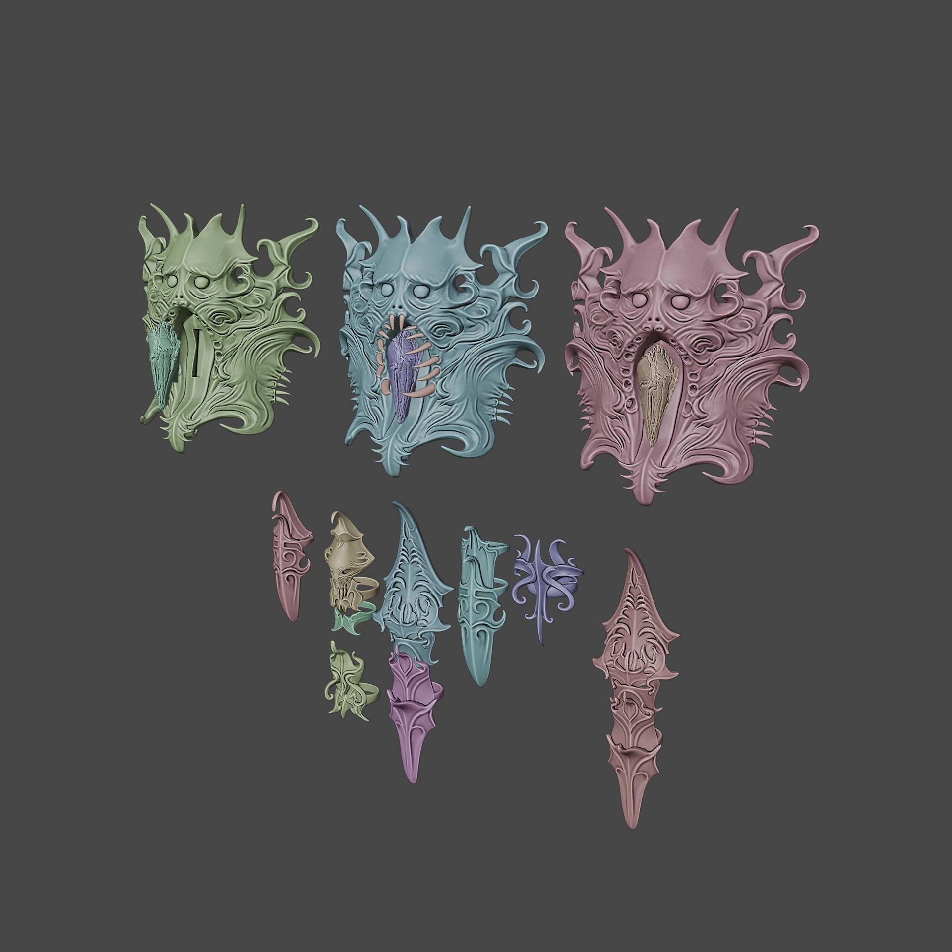 Gortash Cloth of Authority Cosplay Set Baldurs Gate 3 3D print model_32