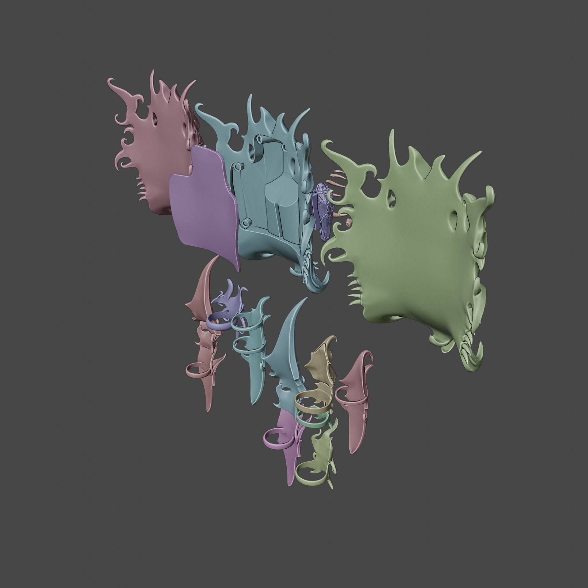 Gortash Cloth of Authority Cosplay Set Baldurs Gate 3 3D print model_29