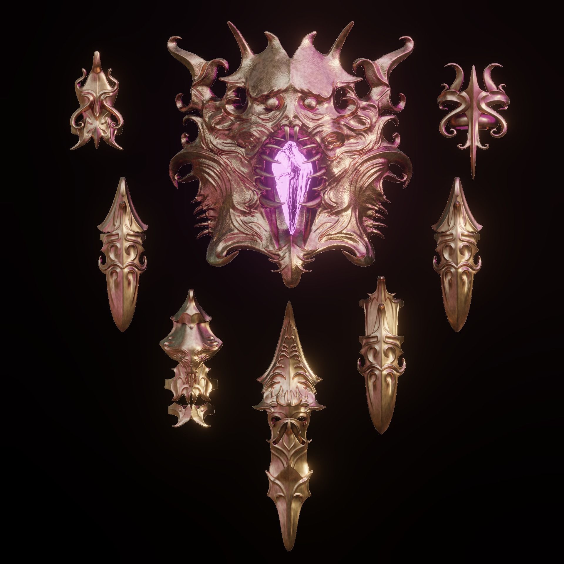 Gortash Cloth of Authority Cosplay Set Baldurs Gate 3 3D print model_15