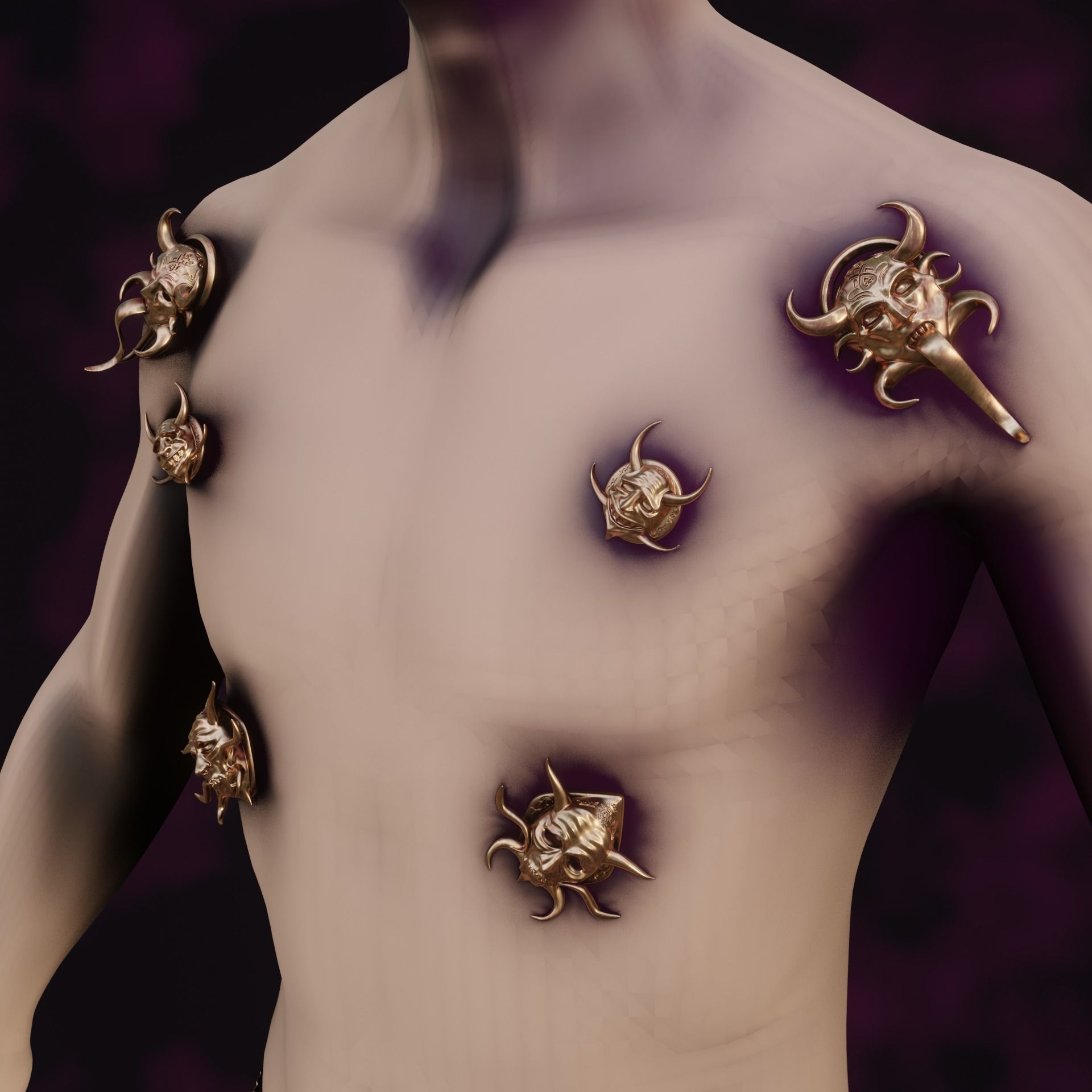 Gortash Cloth of Authority Cosplay Set Baldurs Gate 3 3D print model_9