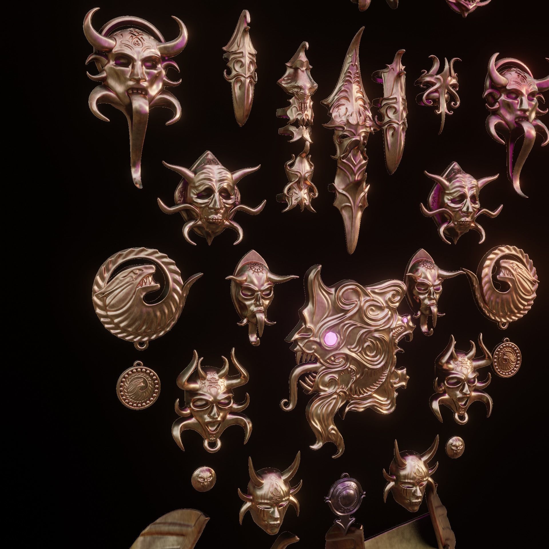 Gortash Cloth of Authority Cosplay Set Baldurs Gate 3 3D print model_3