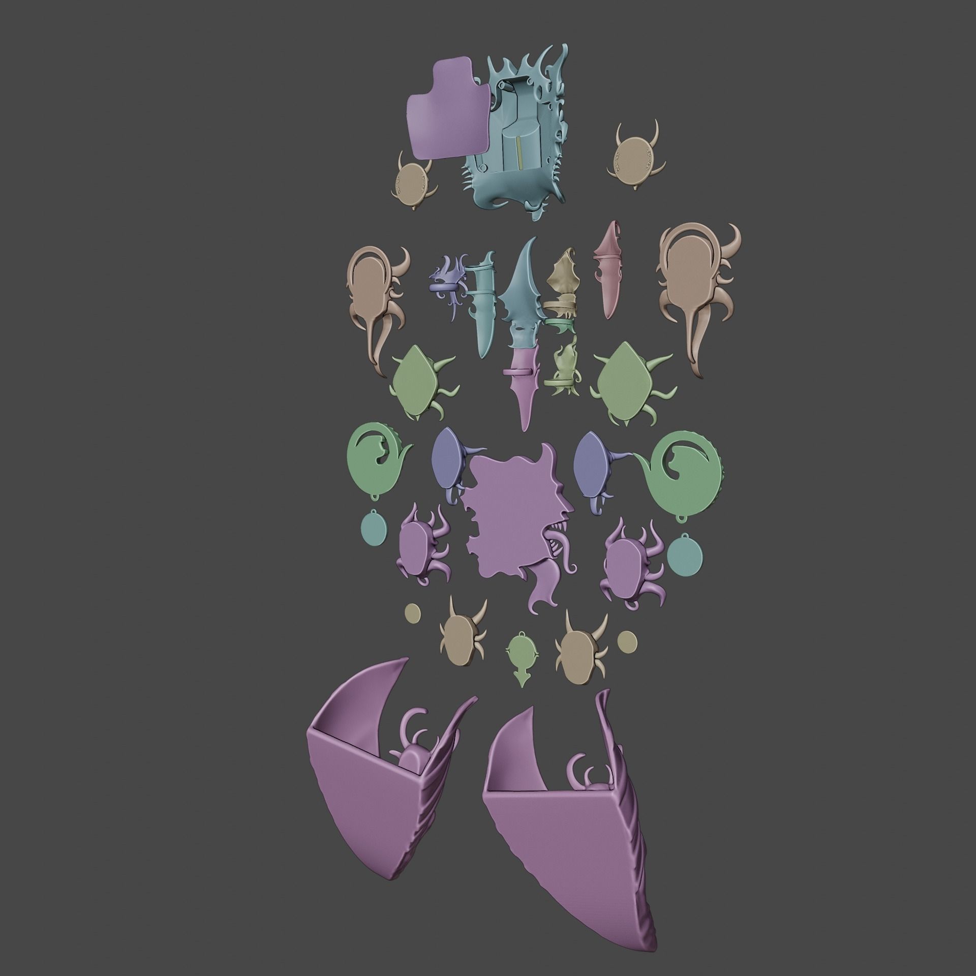 Gortash Cloth of Authority Cosplay Set Baldurs Gate 3 3D print model_18