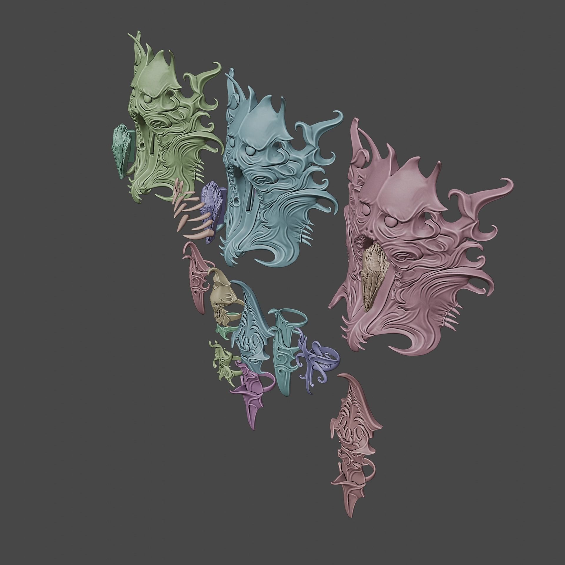 Gortash Cloth of Authority Cosplay Set Baldurs Gate 3 3D print model_24