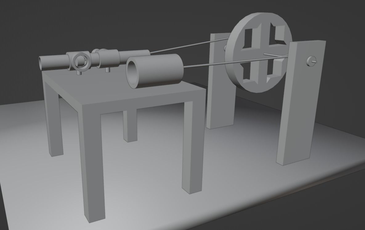 steam engine 3D print model_3