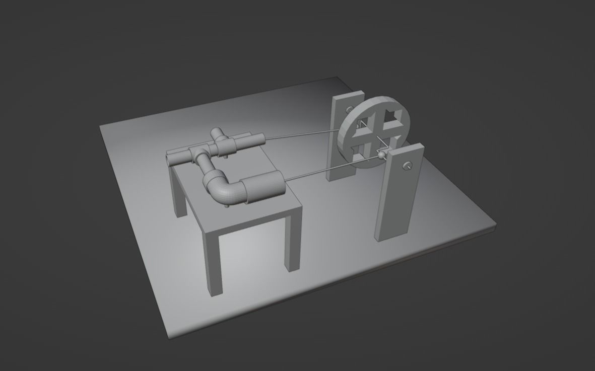 steam engine 3D print model_2