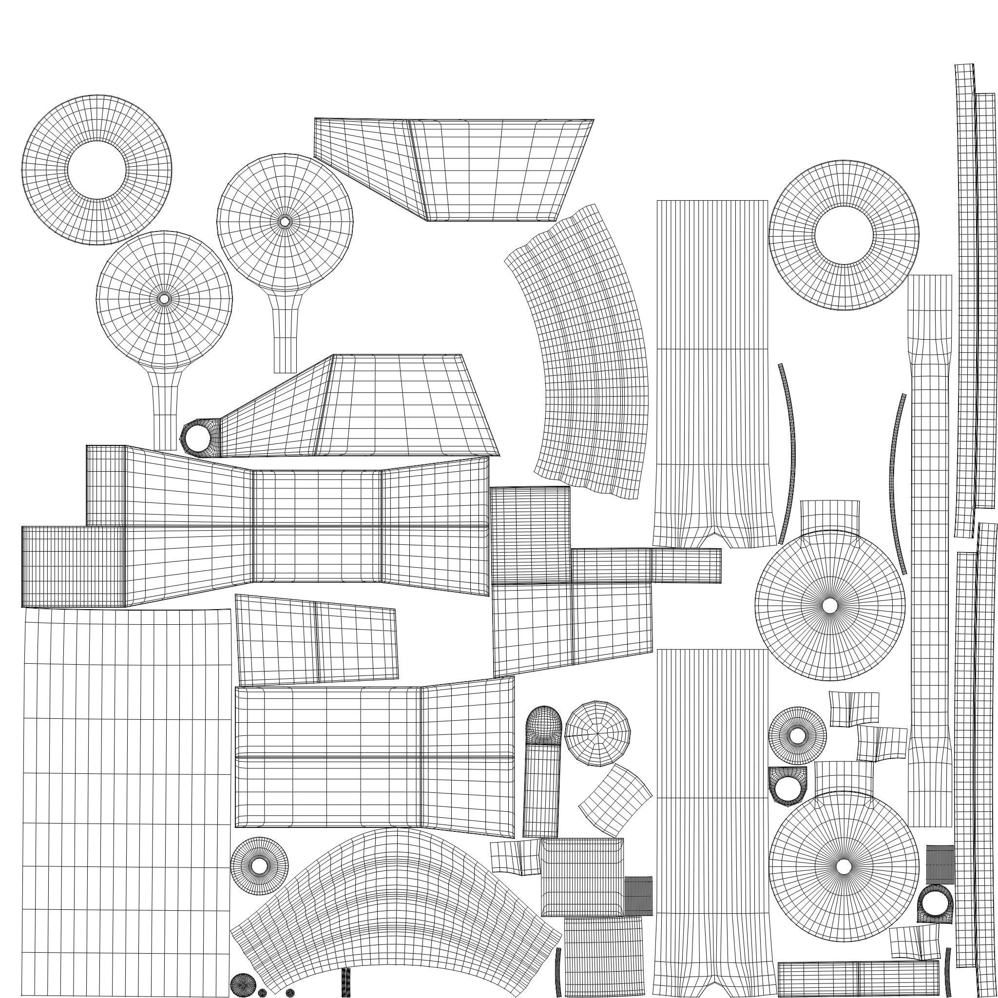 Cartoon Robot Character Rigged 3D Model  3D model_14