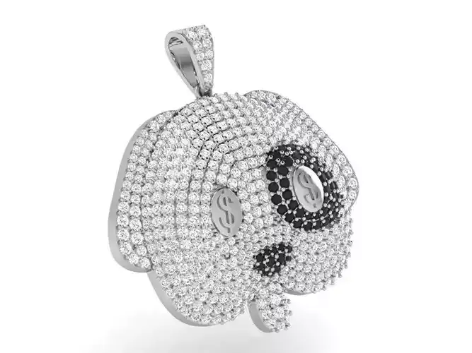 Puppy Pave Pendant 4081