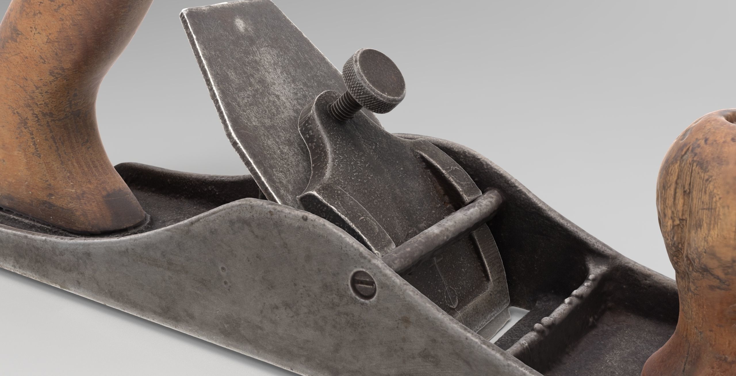 Jointer Metal Low-poly 3D model_4