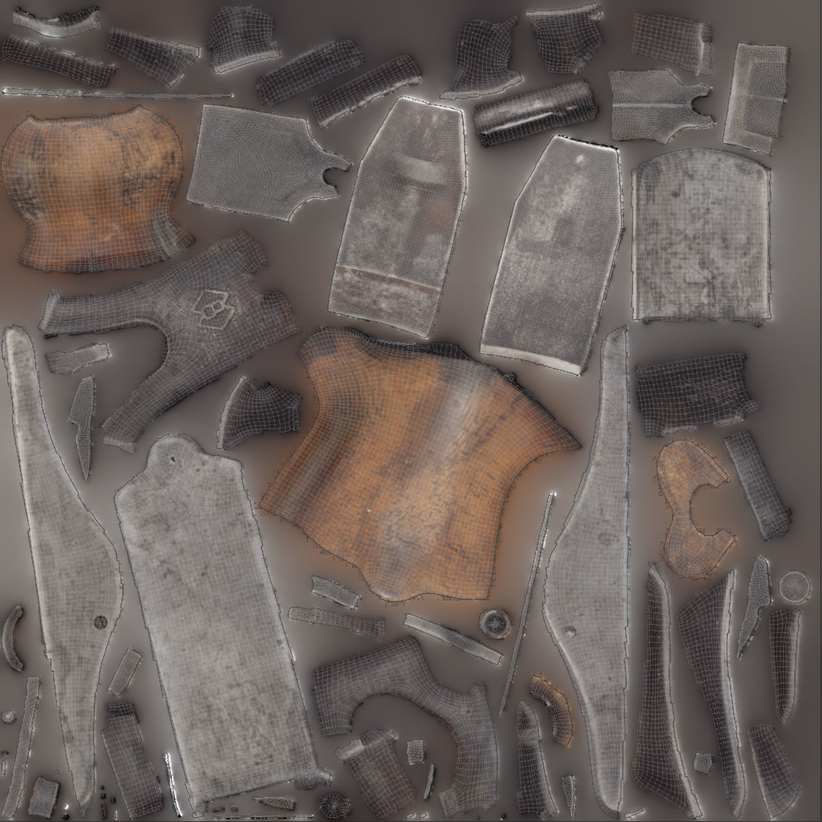 Jointer Metal Low-poly 3D model_13