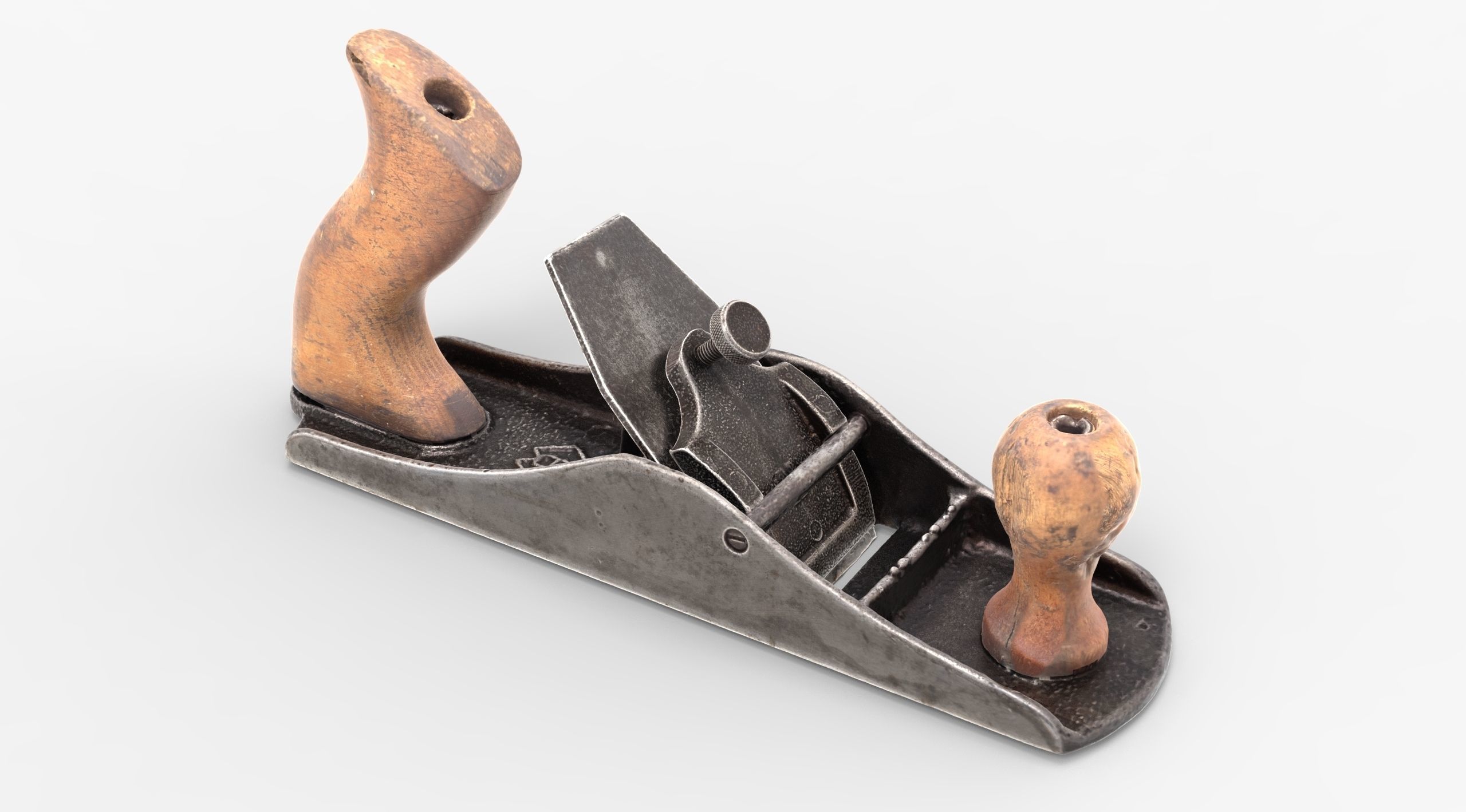 Jointer Metal Low-poly 3D model_7