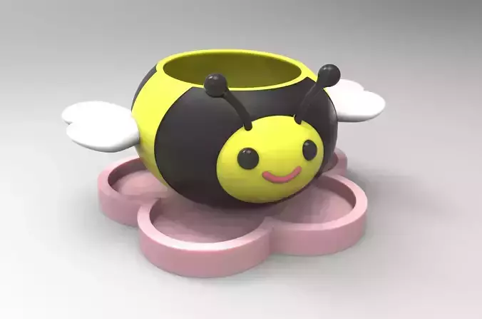 Bee Flower Pot 