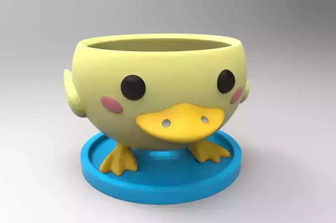 Duck Flower Pot 