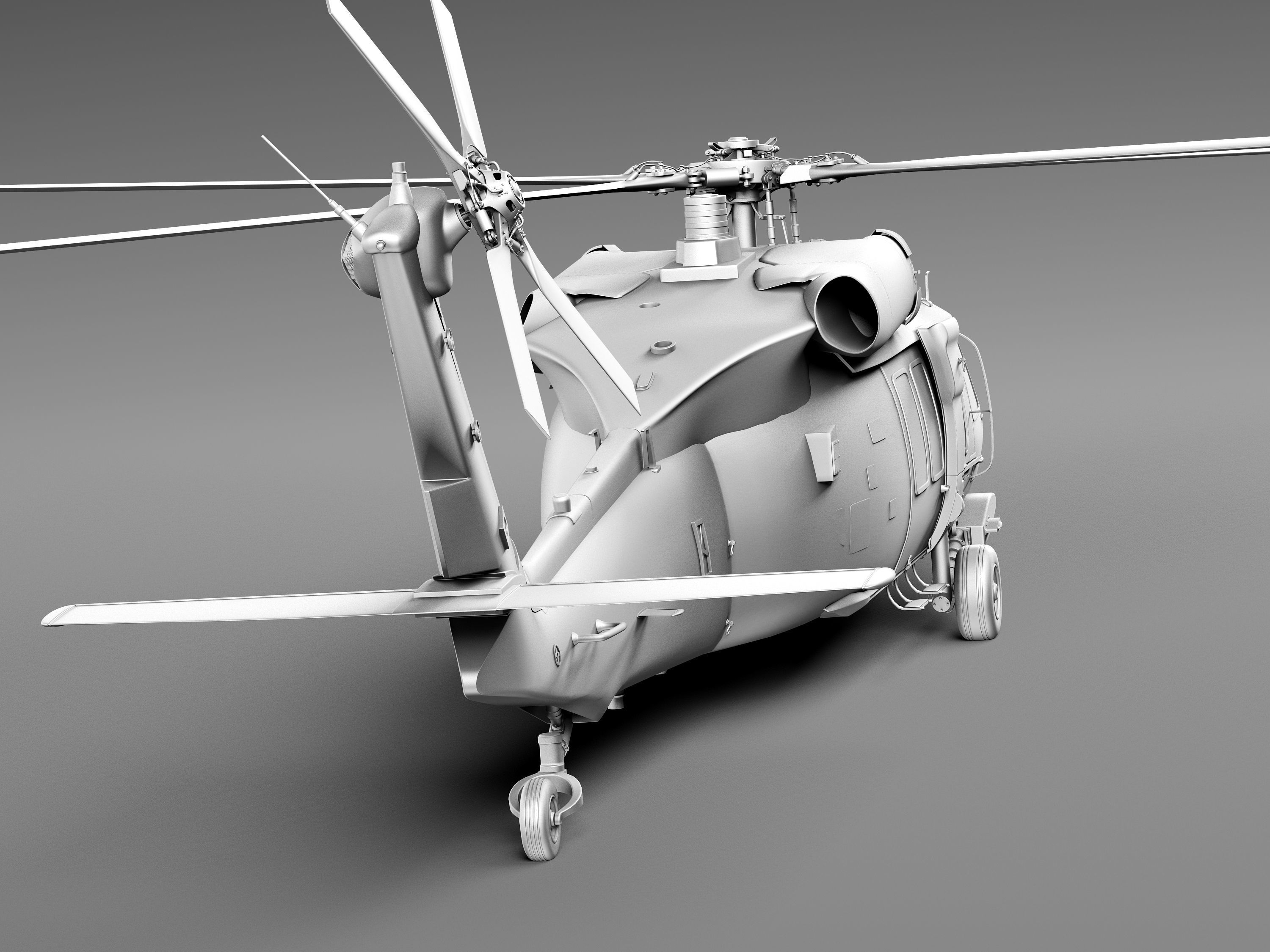 Sikorsky UH-60a Black Hawk 3D model_22