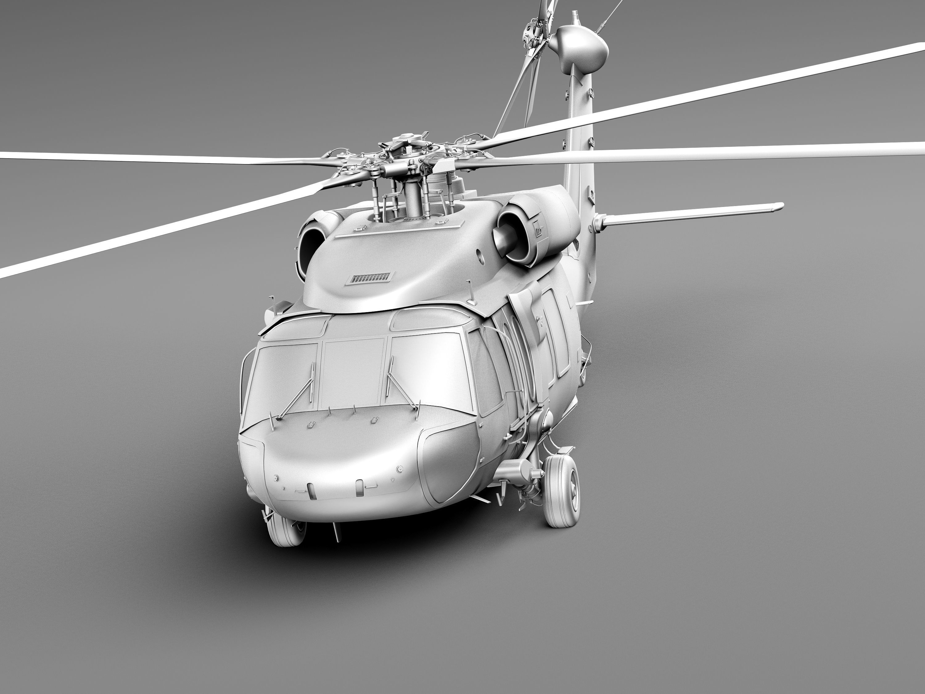 Sikorsky UH-60a Black Hawk 3D model_18
