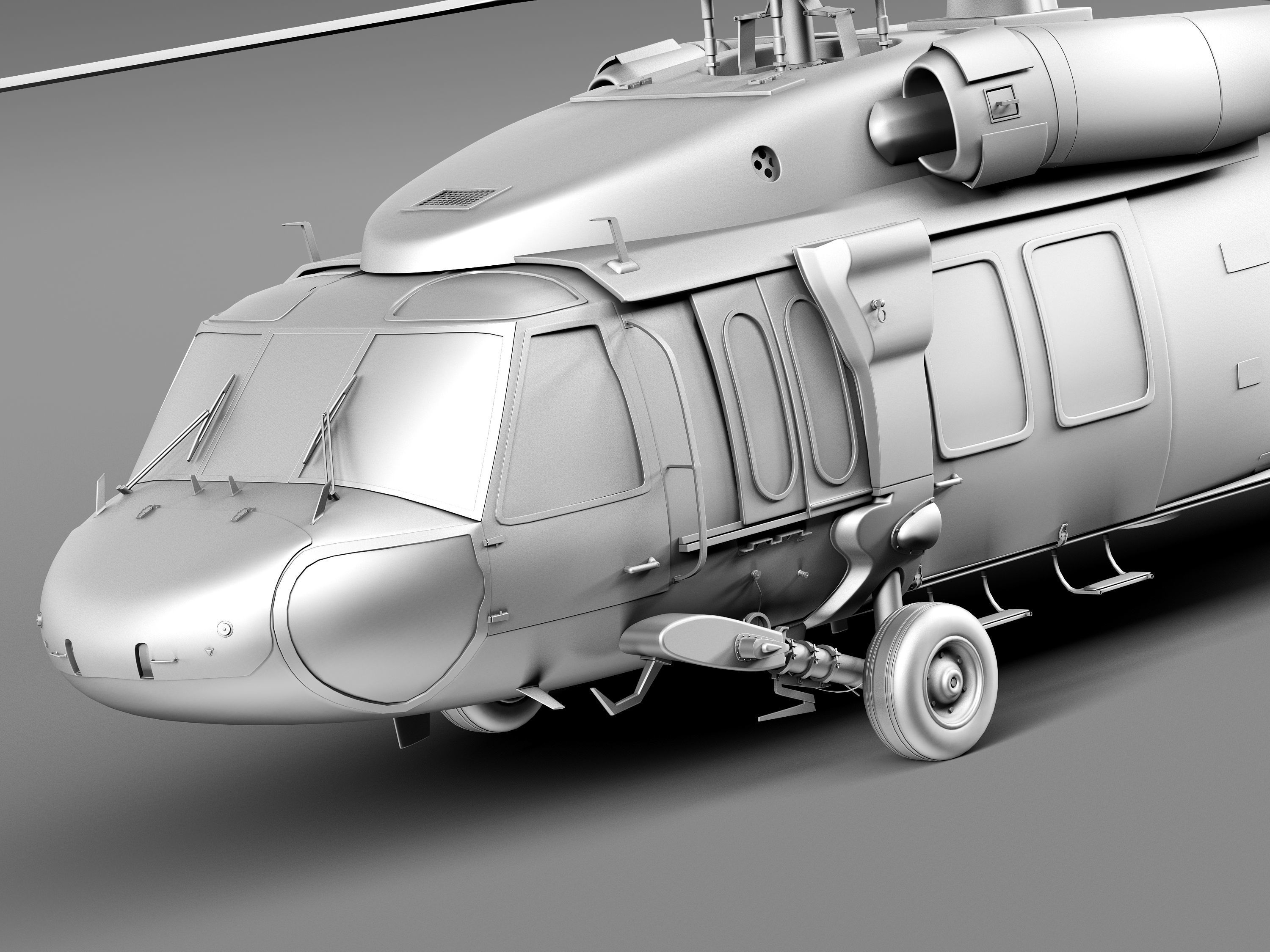 Sikorsky UH-60a Black Hawk 3D model_19