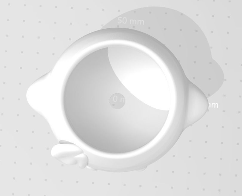 Cute Lemon Flower Pot  3D print model_2