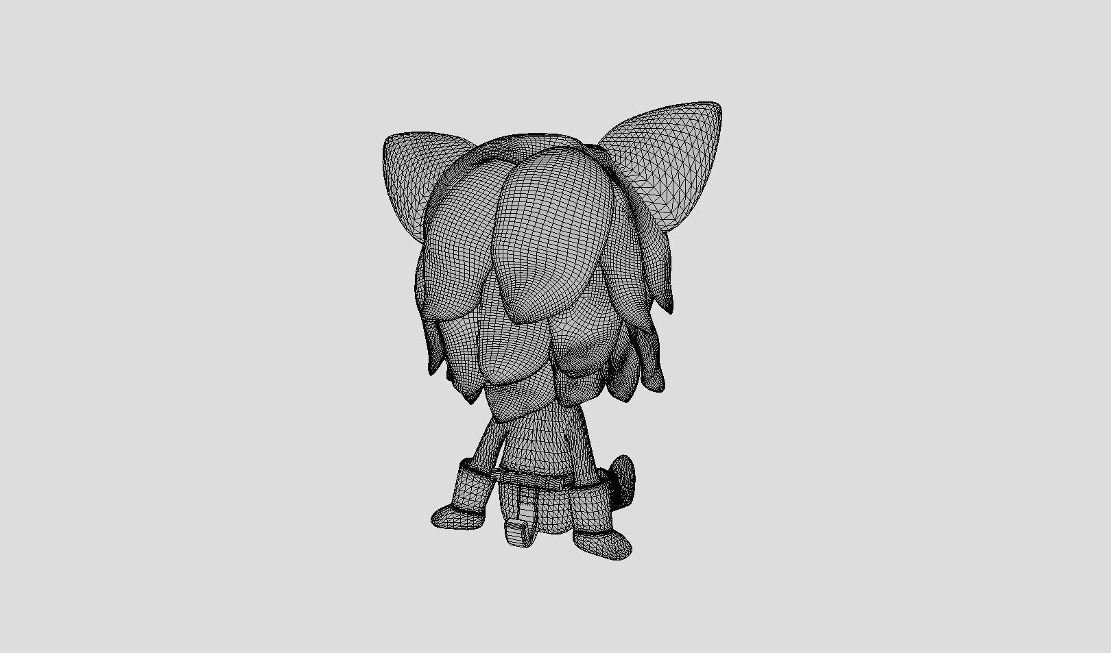 Cat Noir - Miraculous Ladybug Chibi Figure 3D Printable 3D print model_9