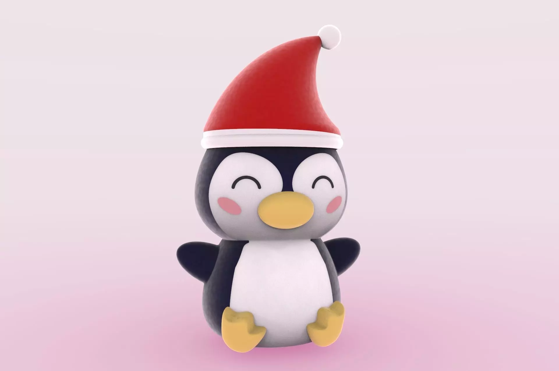 Cute Pinguin  Free 3D print model_0