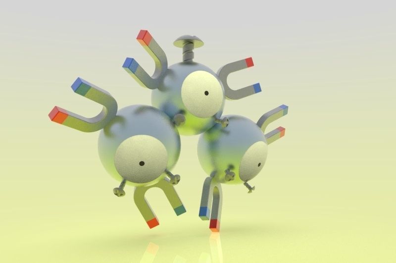 Pokemon Magneton  3D print model_2