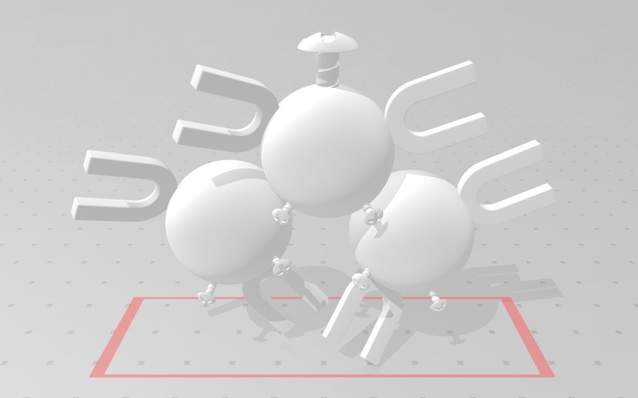 Pokemon Magneton  3D print model_1
