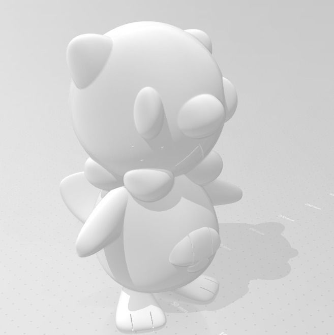Pokemon oshawott  3D print model_1