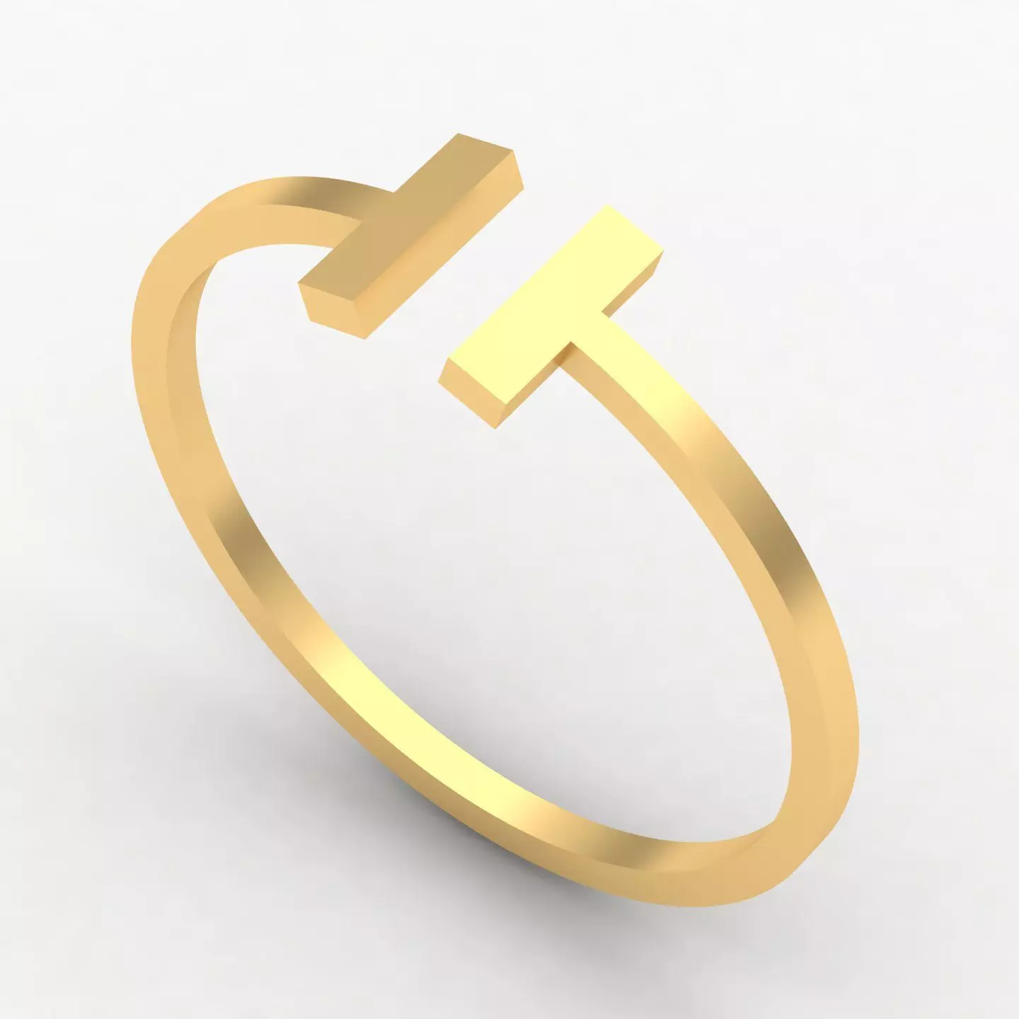 H ring Free 3D print model_0