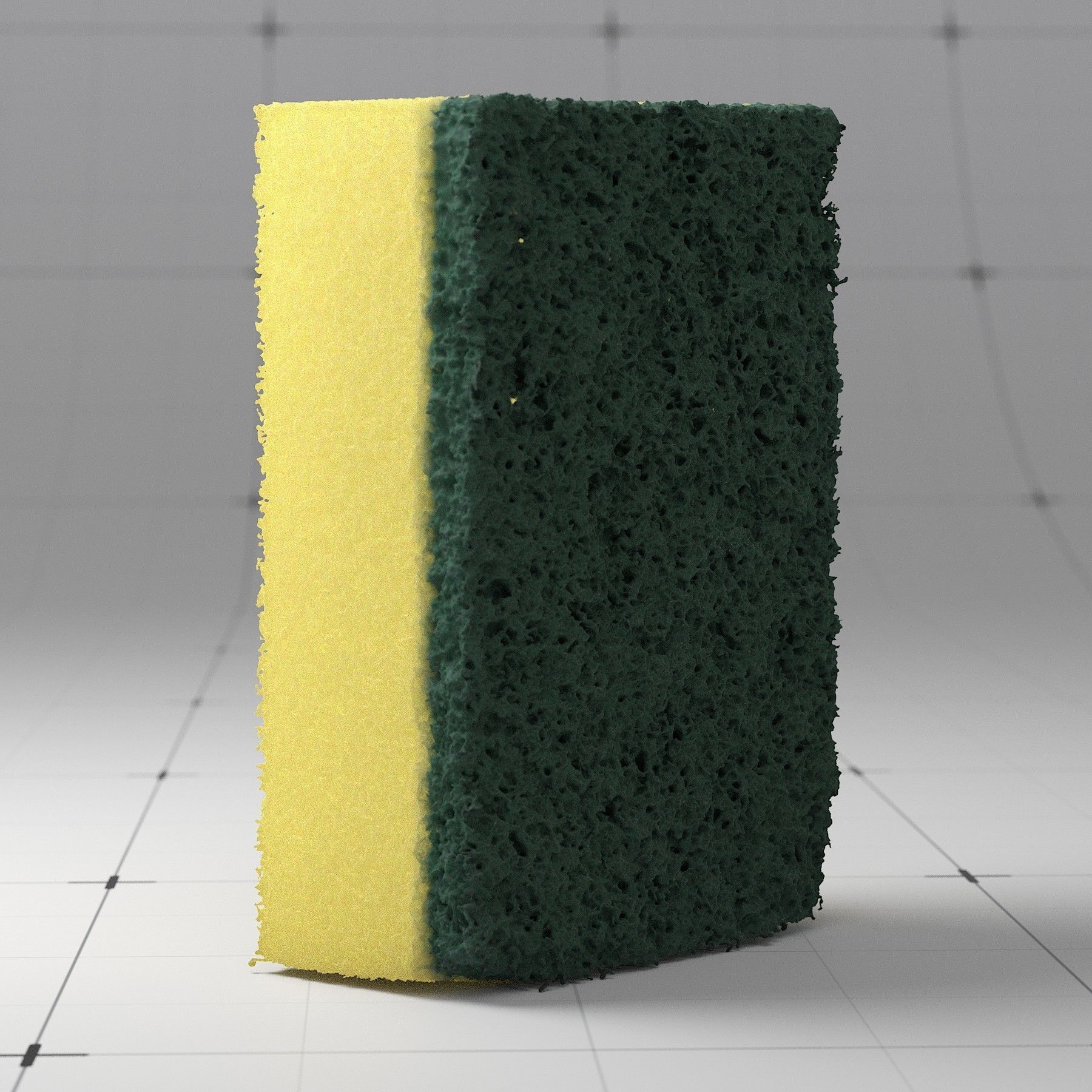 Detailed Sponge 3D Model 3D model_15