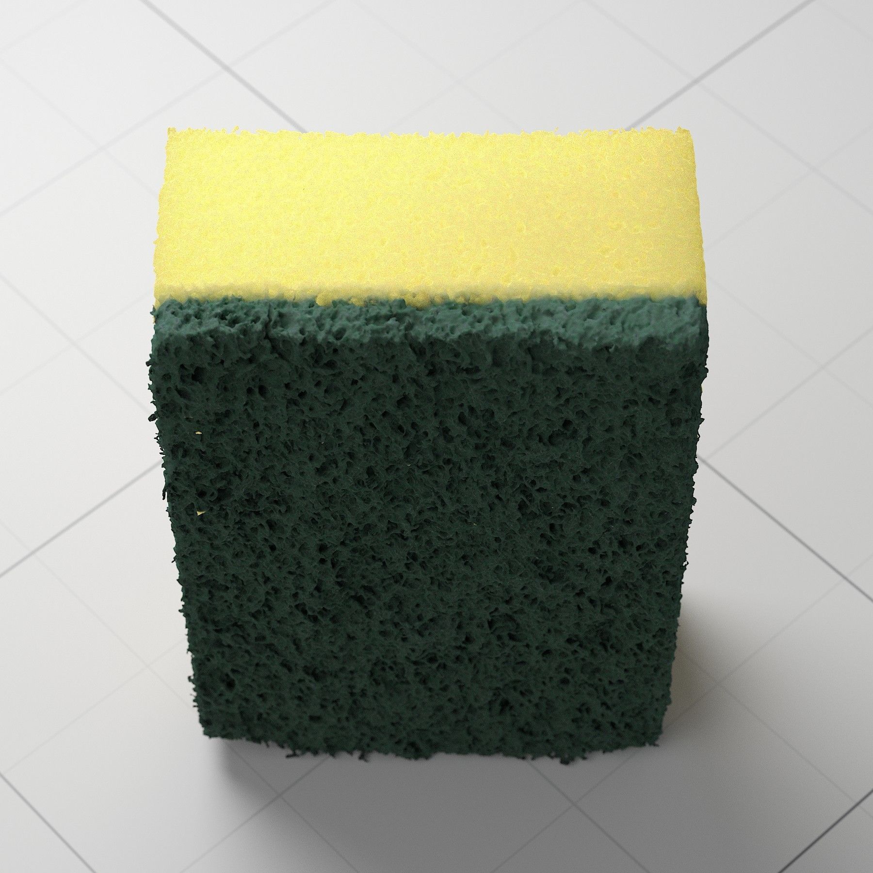Detailed Sponge 3D Model 3D model_24