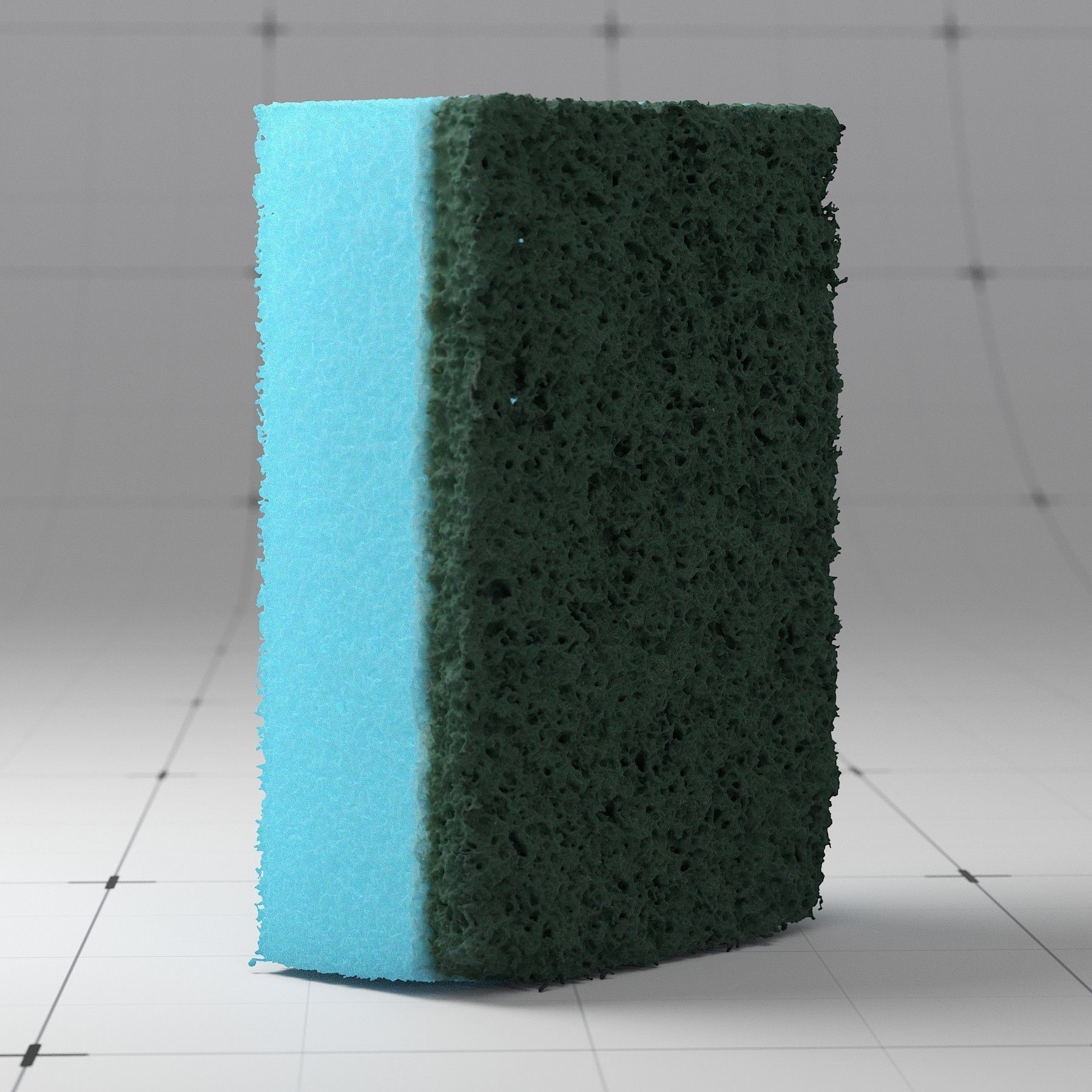 Detailed Sponge 3D Model 3D model_14
