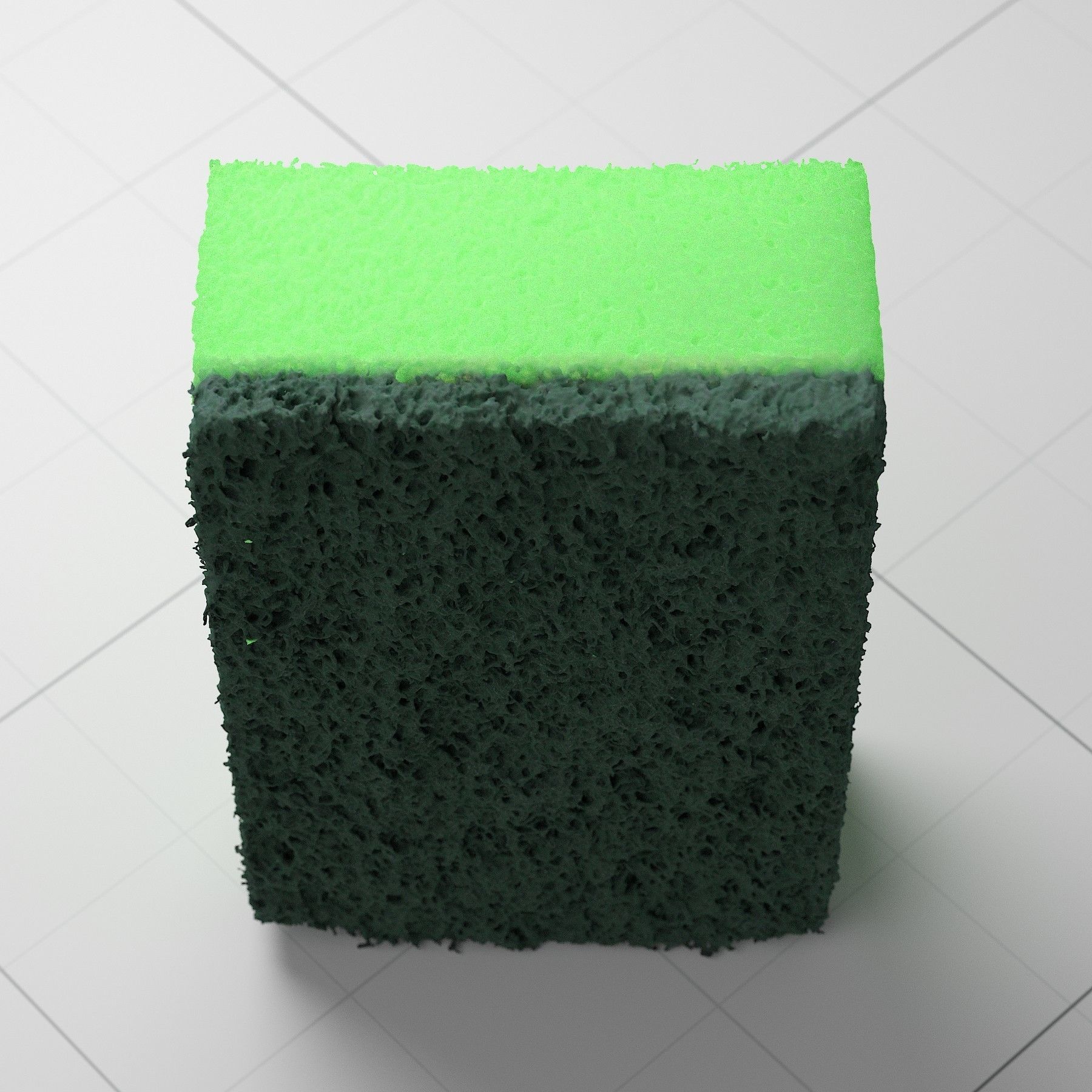 Detailed Sponge 3D Model 3D model_25
