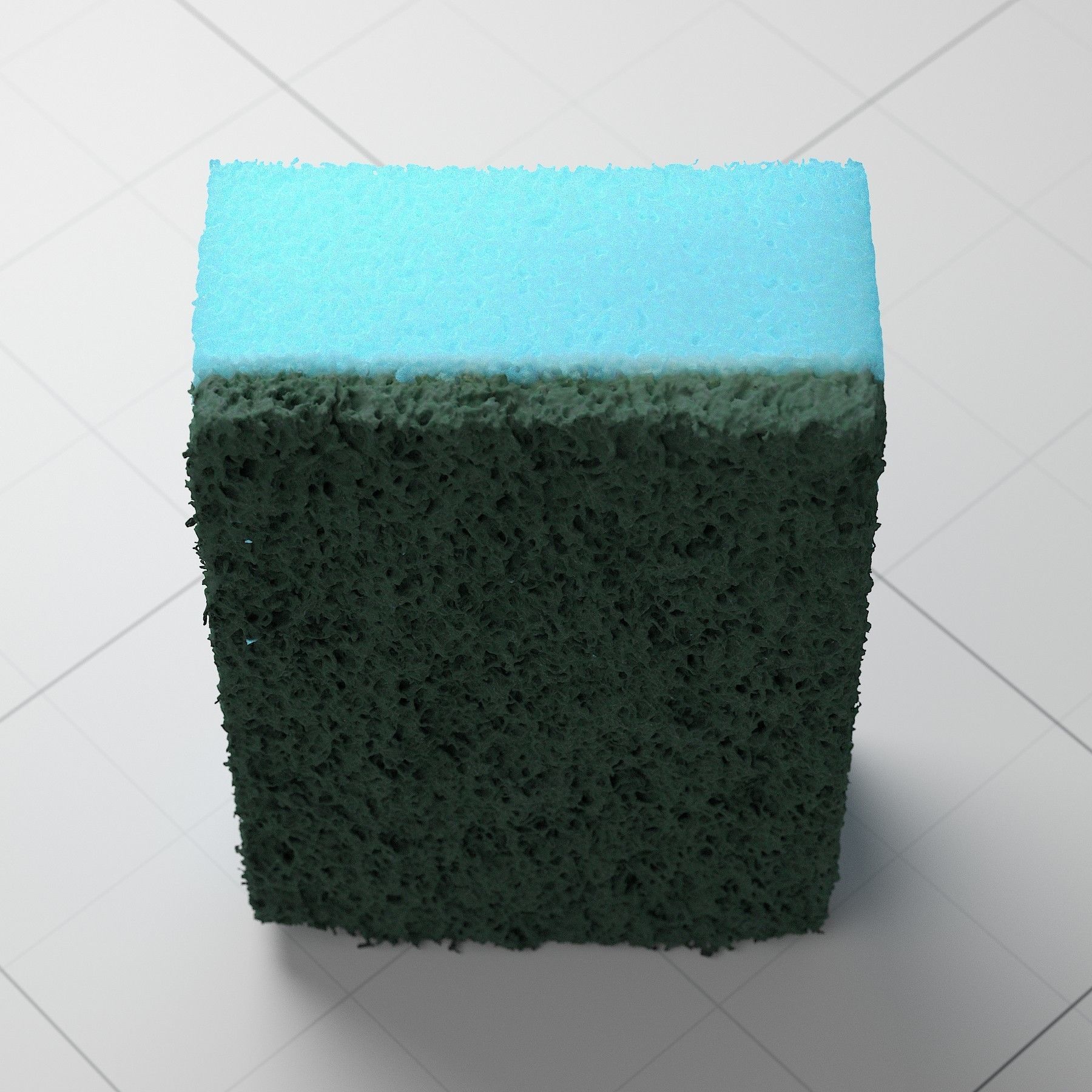 Detailed Sponge 3D Model 3D model_23