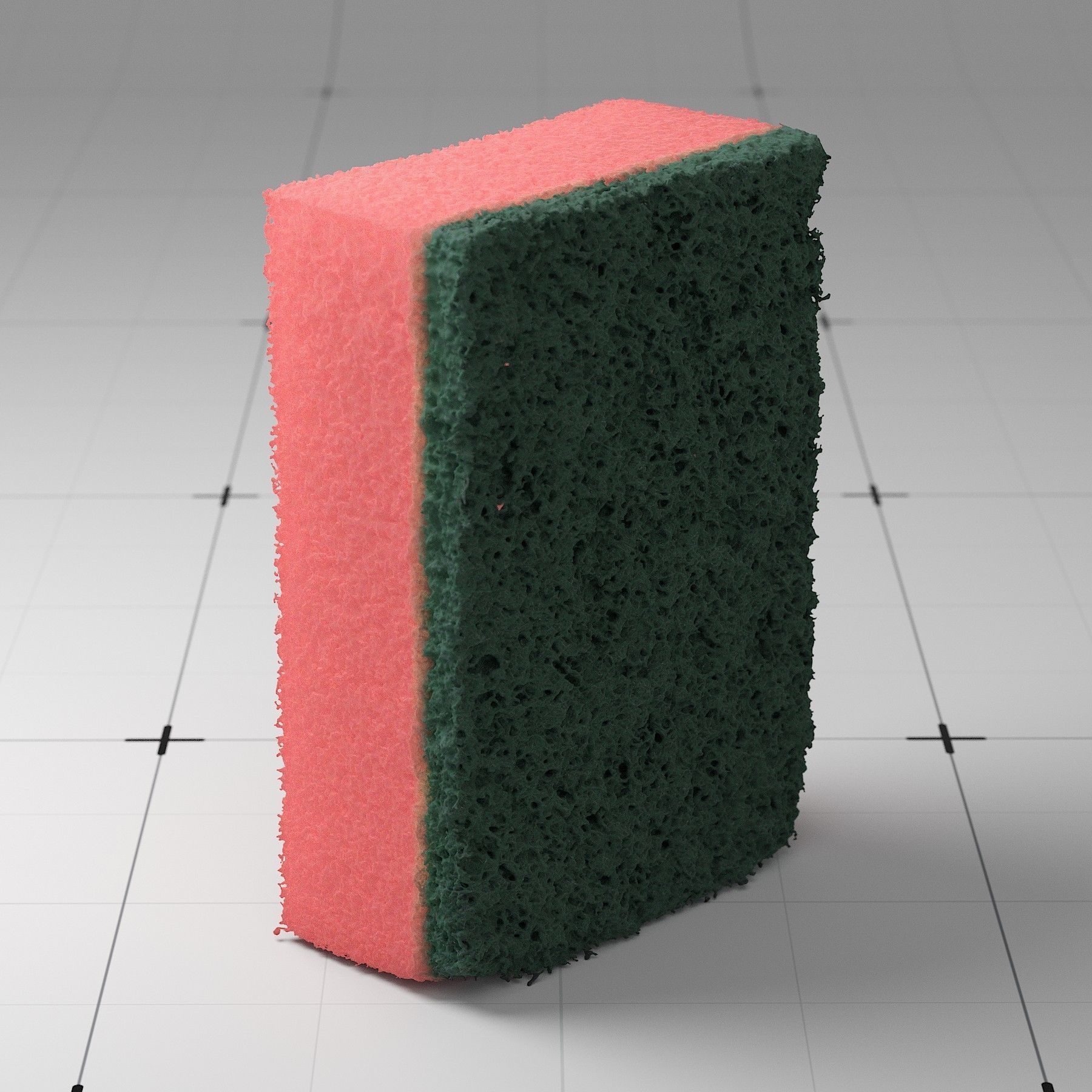 Detailed Sponge 3D Model 3D model_9