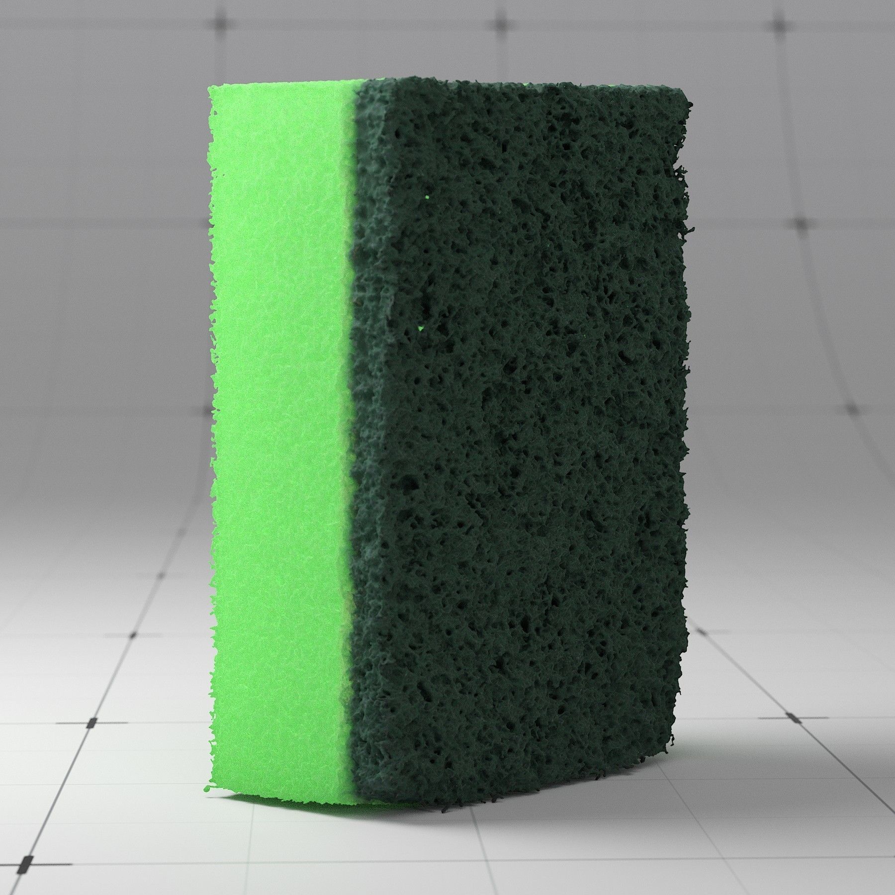Detailed Sponge 3D Model 3D model_16