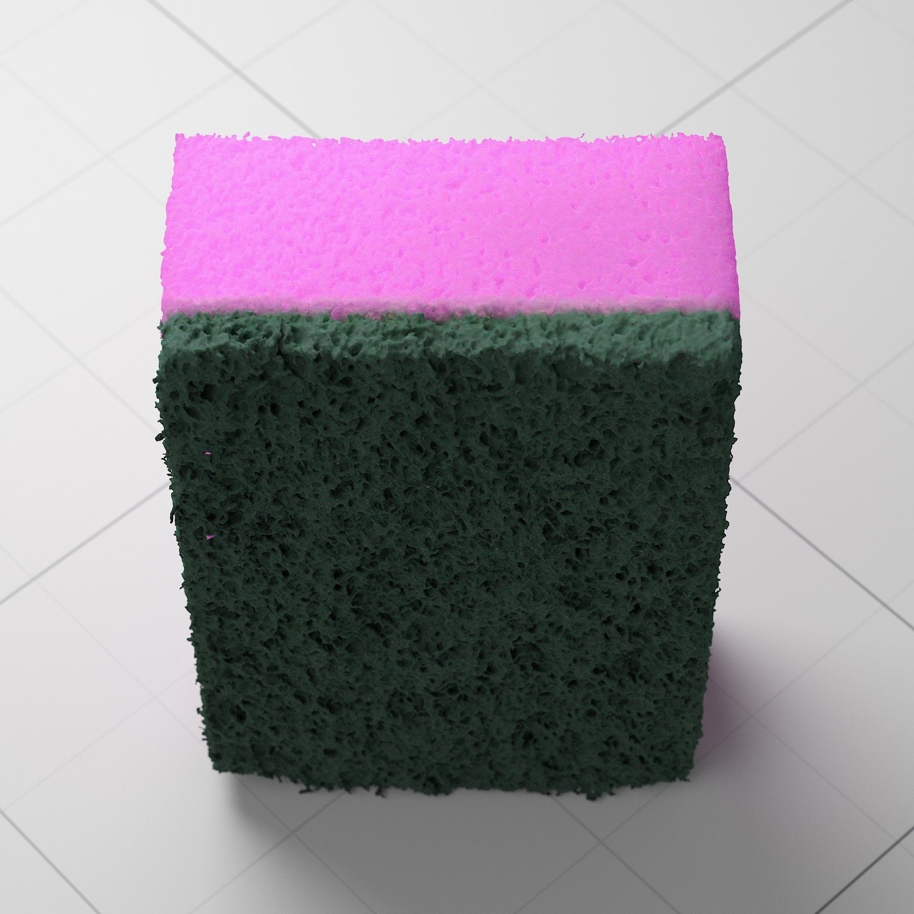 Detailed Sponge 3D Model 3D model_21