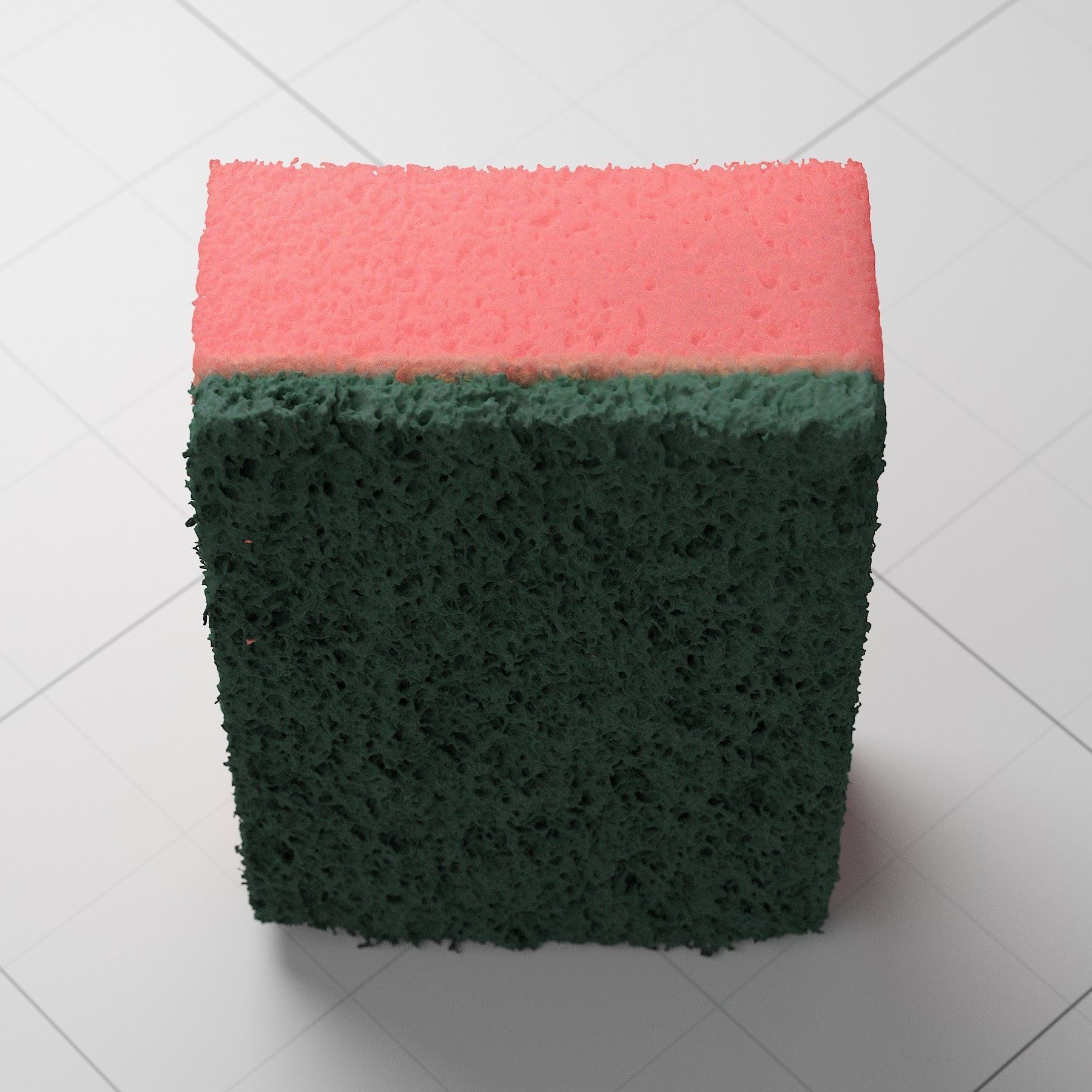 Detailed Sponge 3D Model 3D model_22